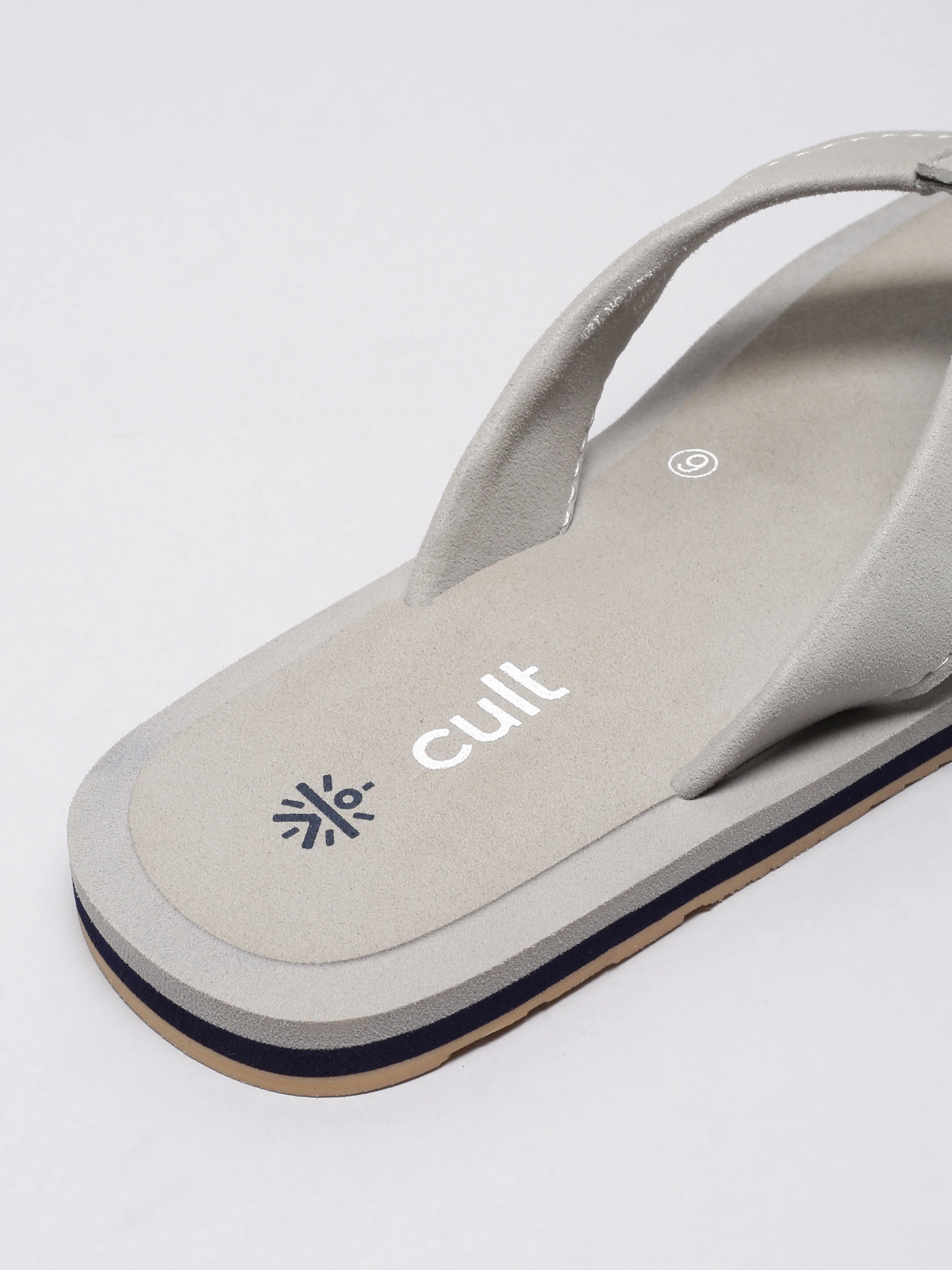 cult Men's Vetra Flip Flops - Grey - Image 11