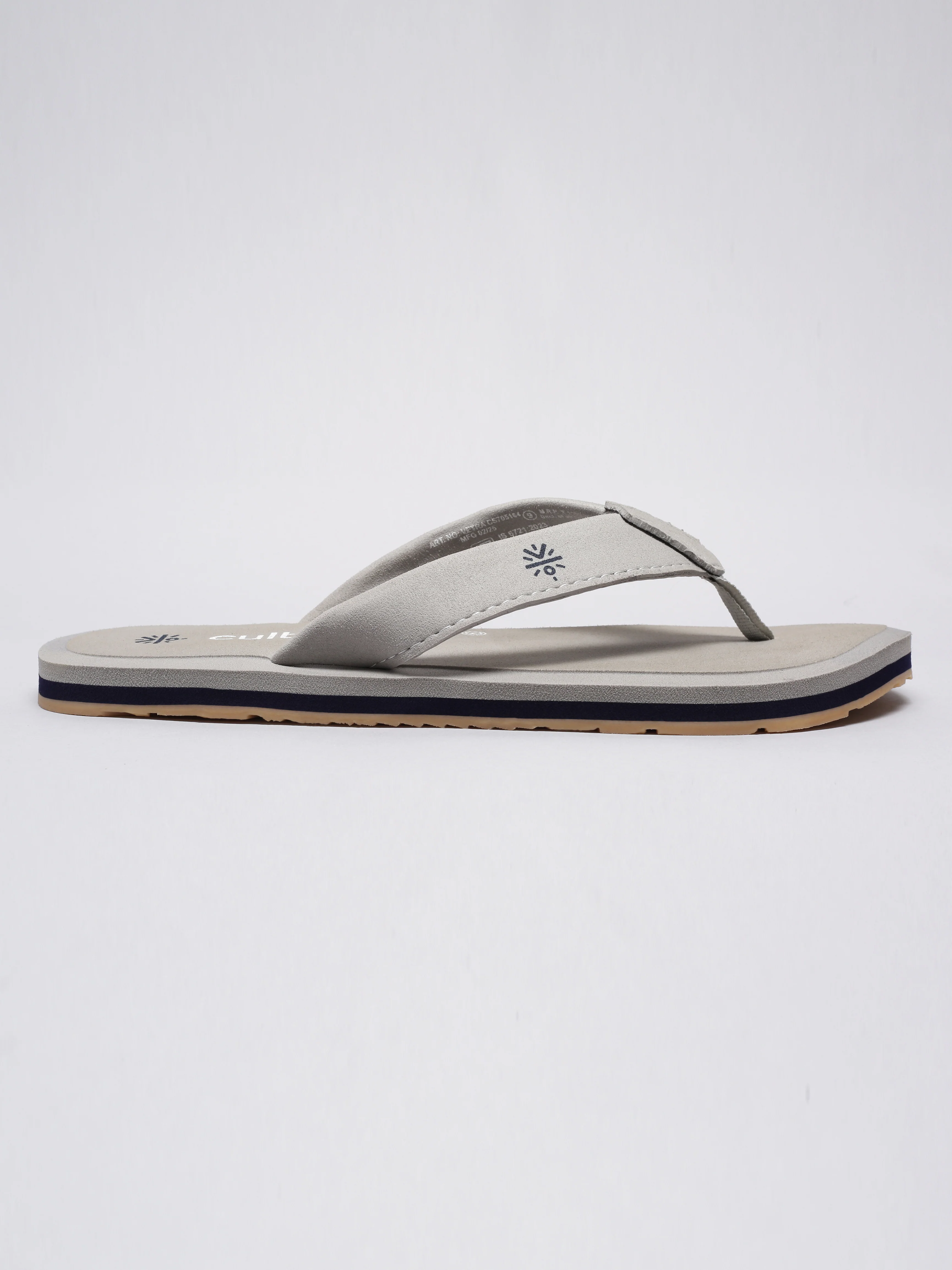 cult Men's Vetra Flip Flops - Grey - Image 4