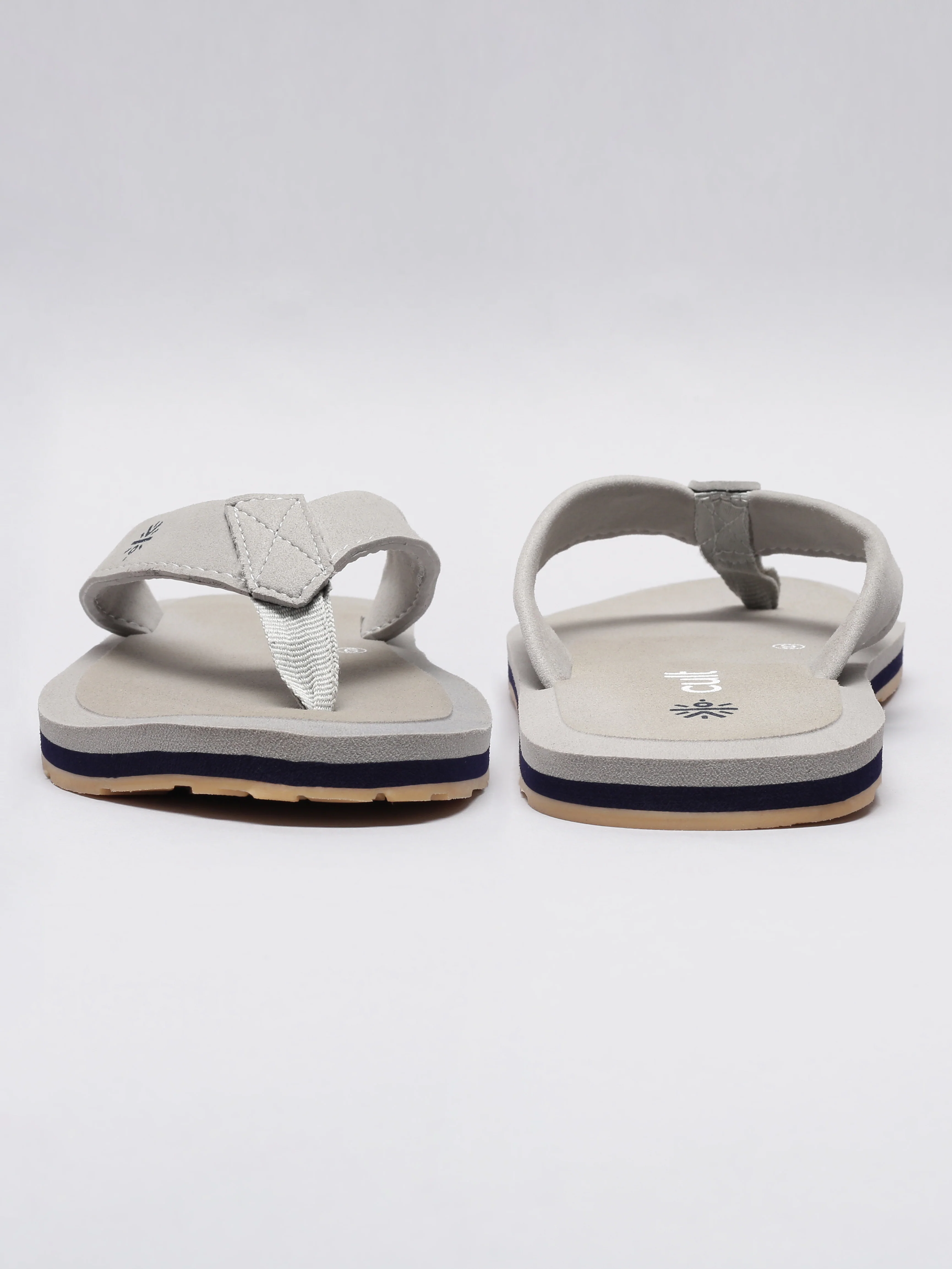 cult Men's Vetra Flip Flops - Grey - Image 7