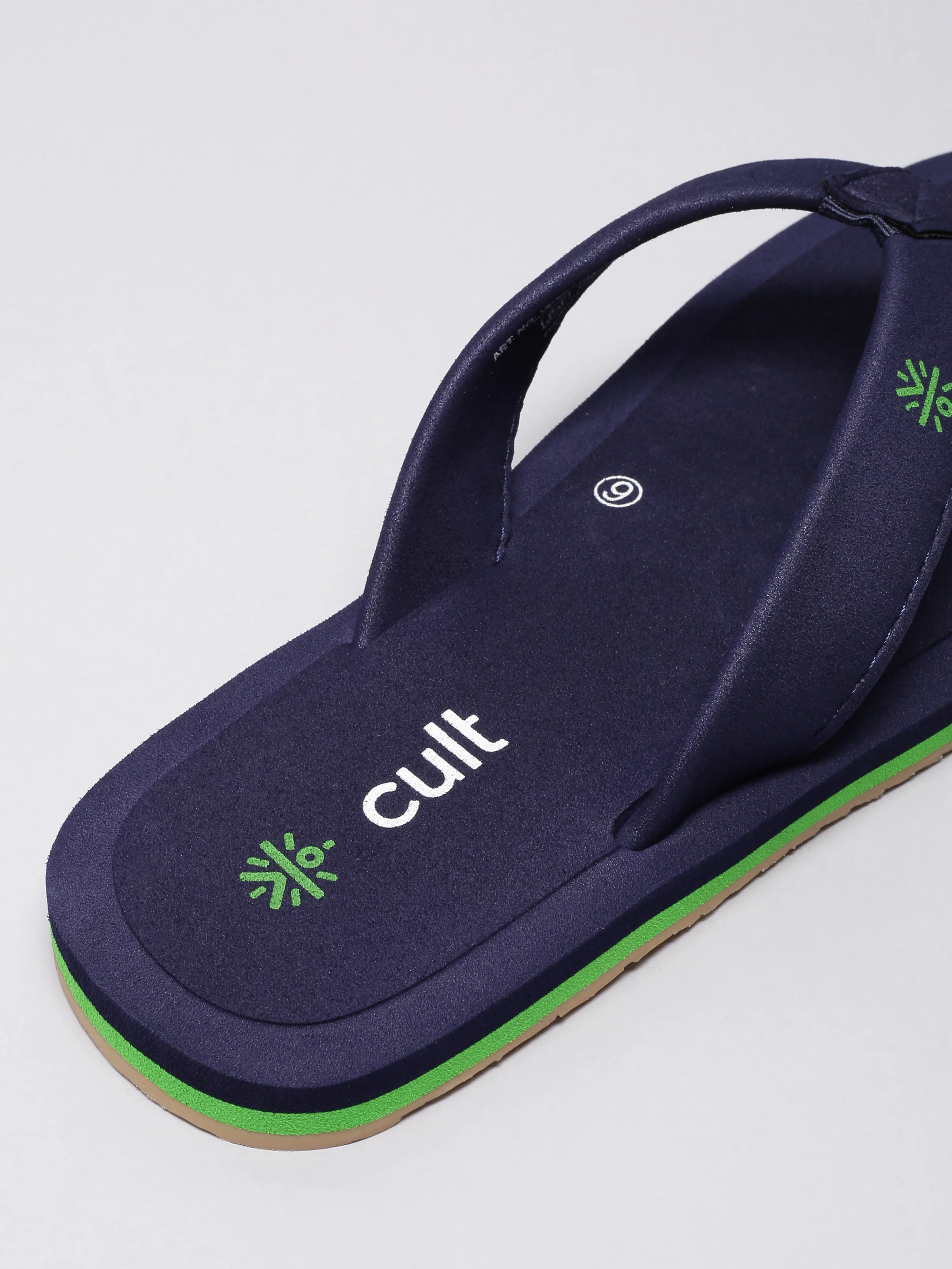 cult Men's Vetra Flip Flops - Navy - Image 11
