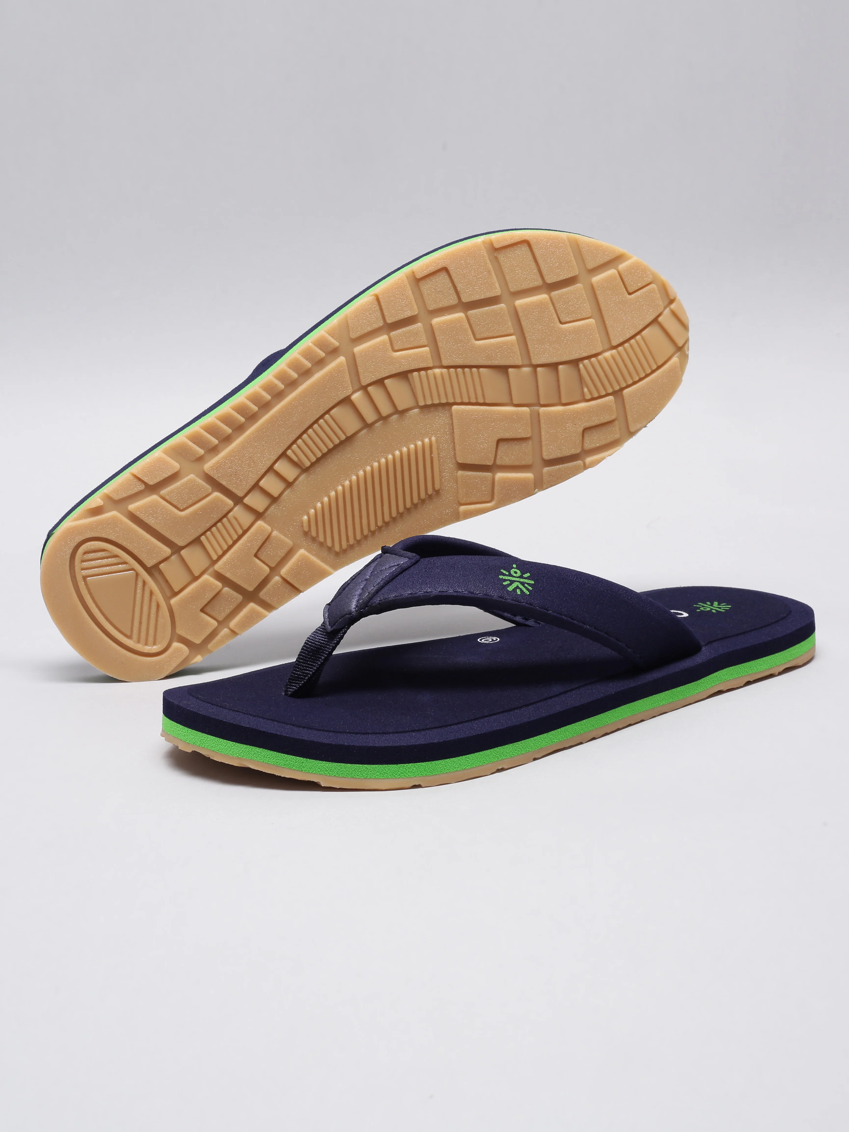 cult Men's Vetra Flip Flops - Navy - Image 12