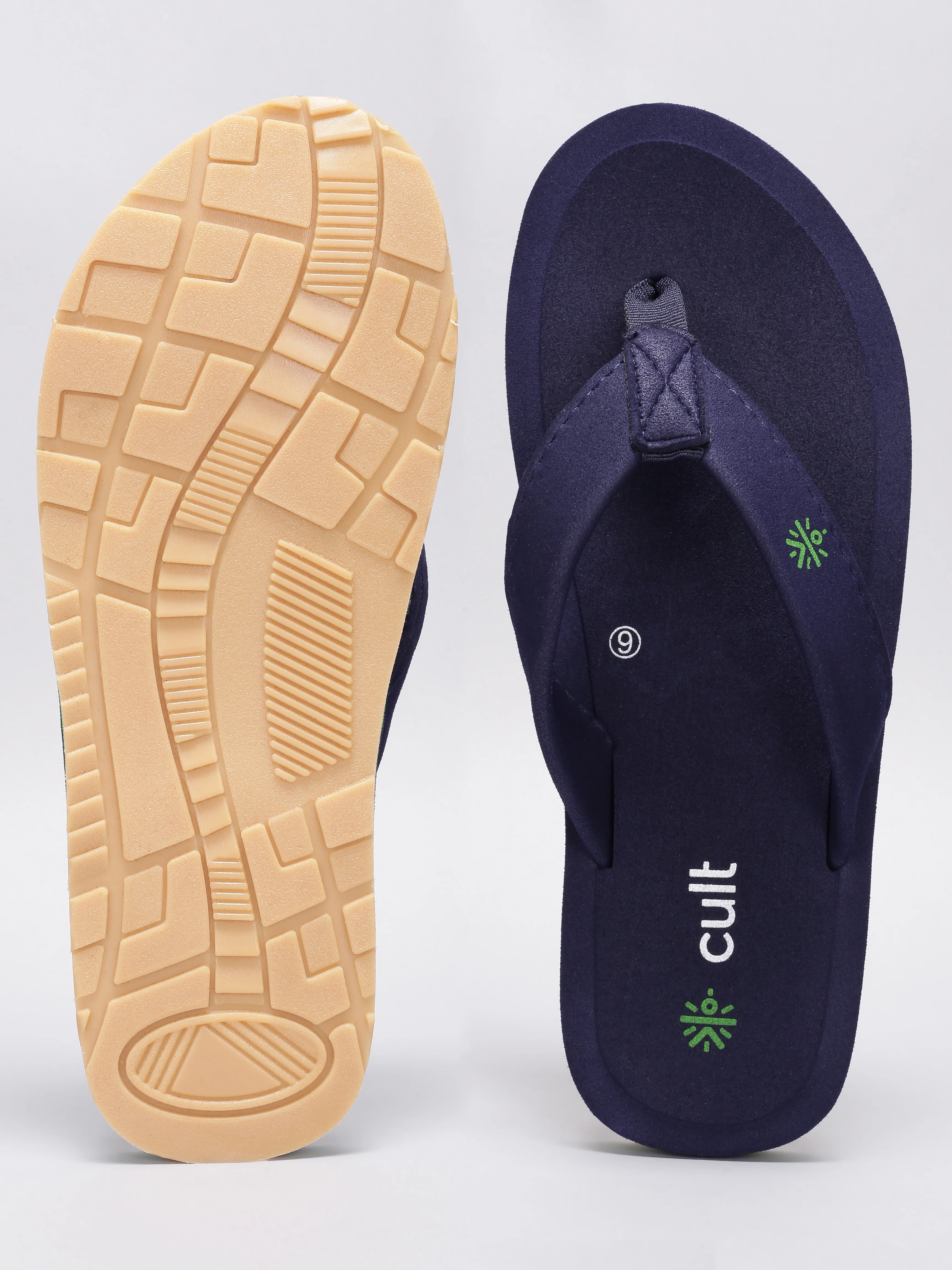 cult Men's Vetra Flip Flops - Navy - Image 6