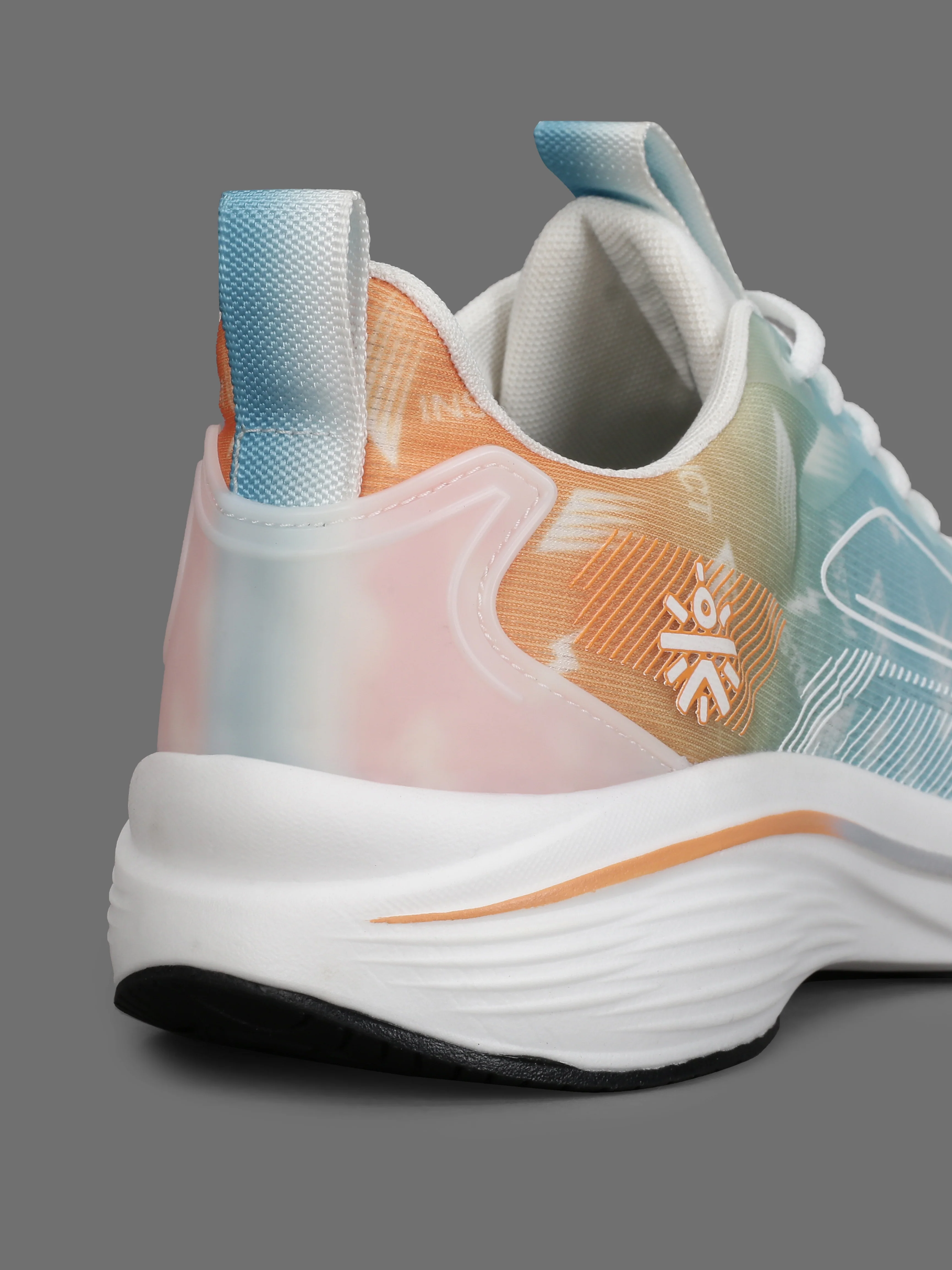 cult Men's Xypher Running Shoes - White/Orange - Image 11