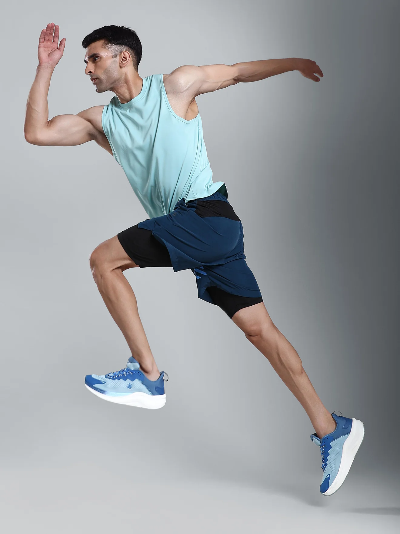 cult Men's Zeon Running Shoes - Blue - Image 2