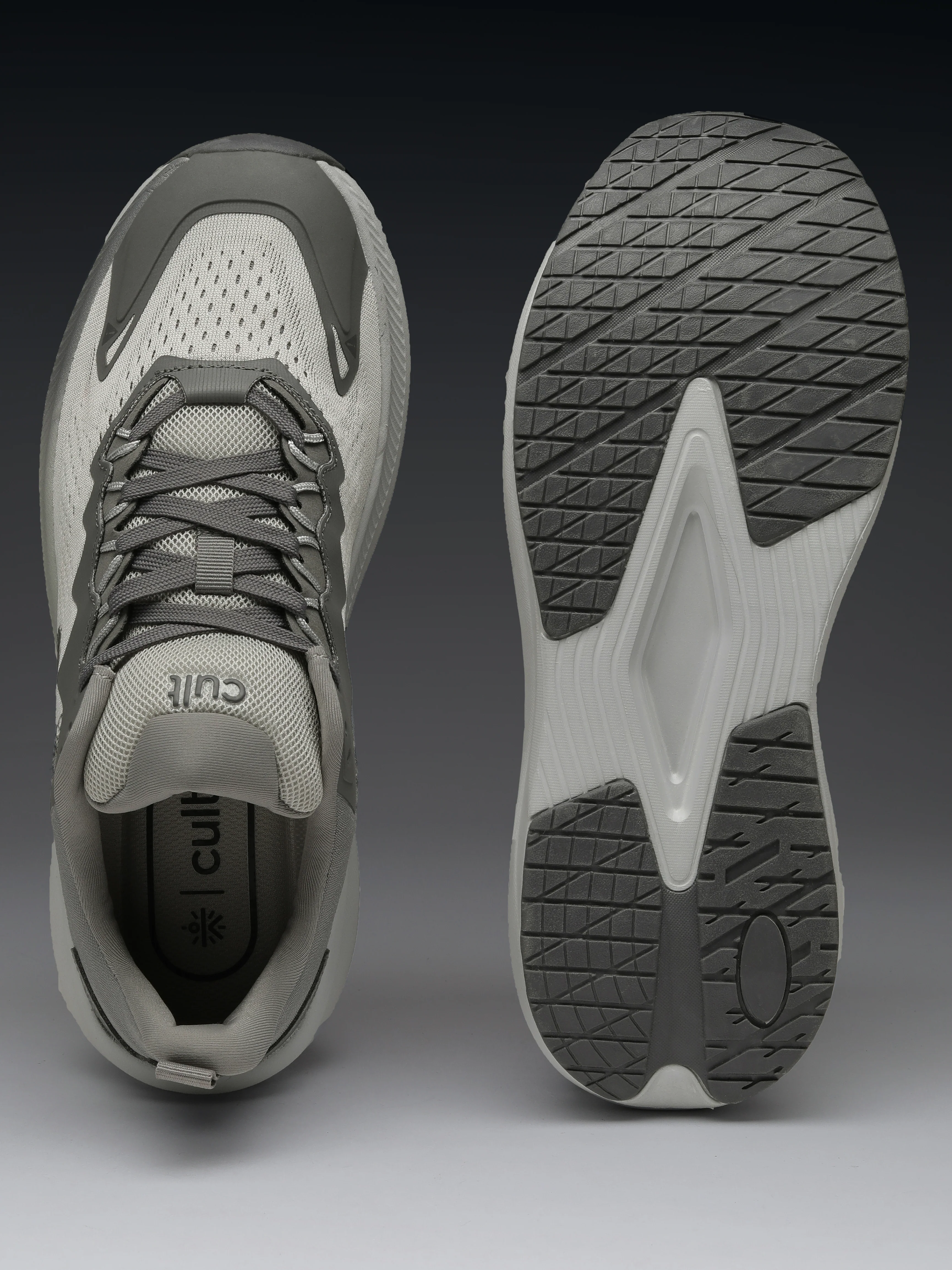cult Men's Zeon Running Shoes - Grey - Image 9