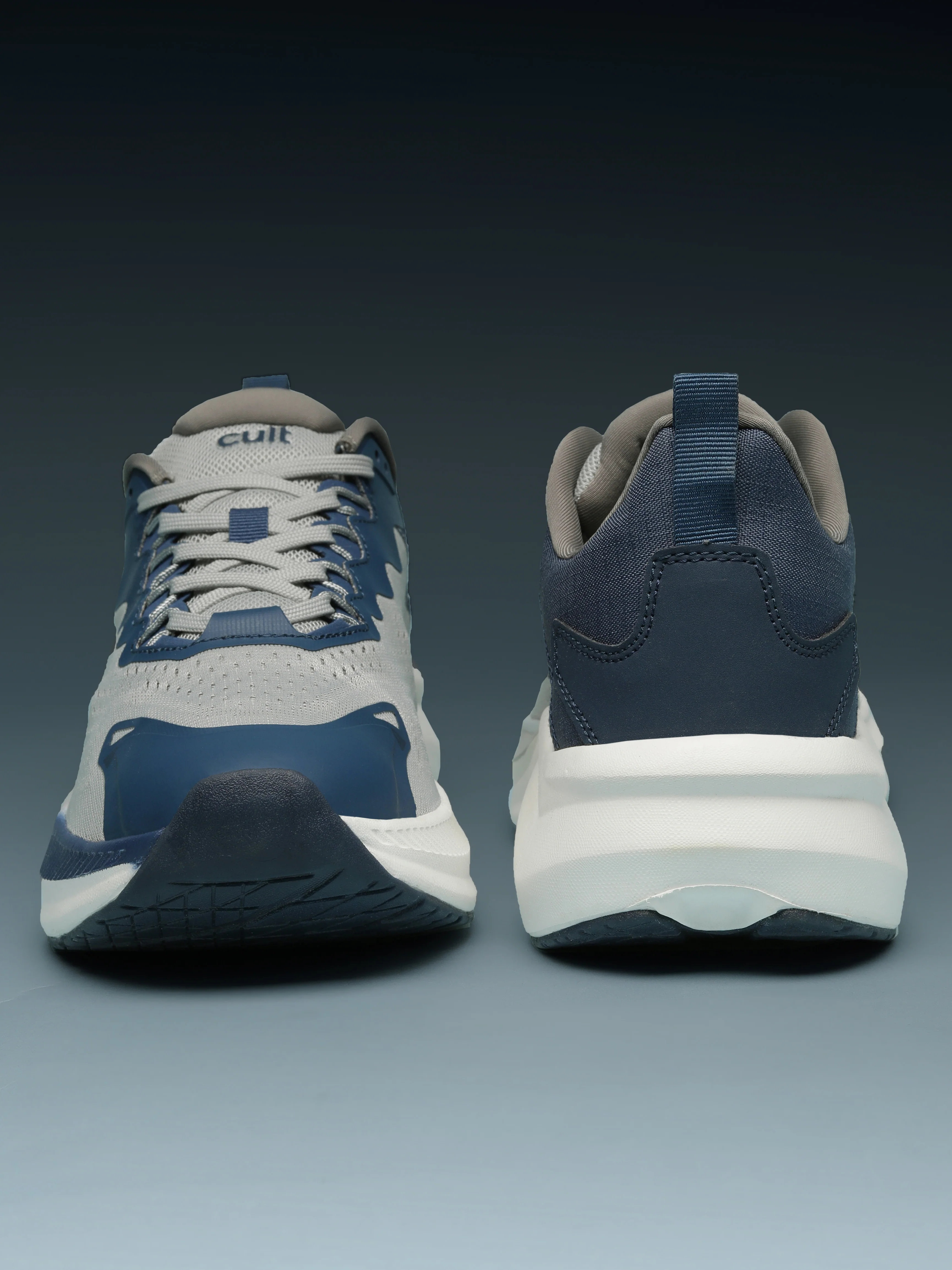 cult Men's Zeon Running Shoes - L.Grey/Teal - Image 10