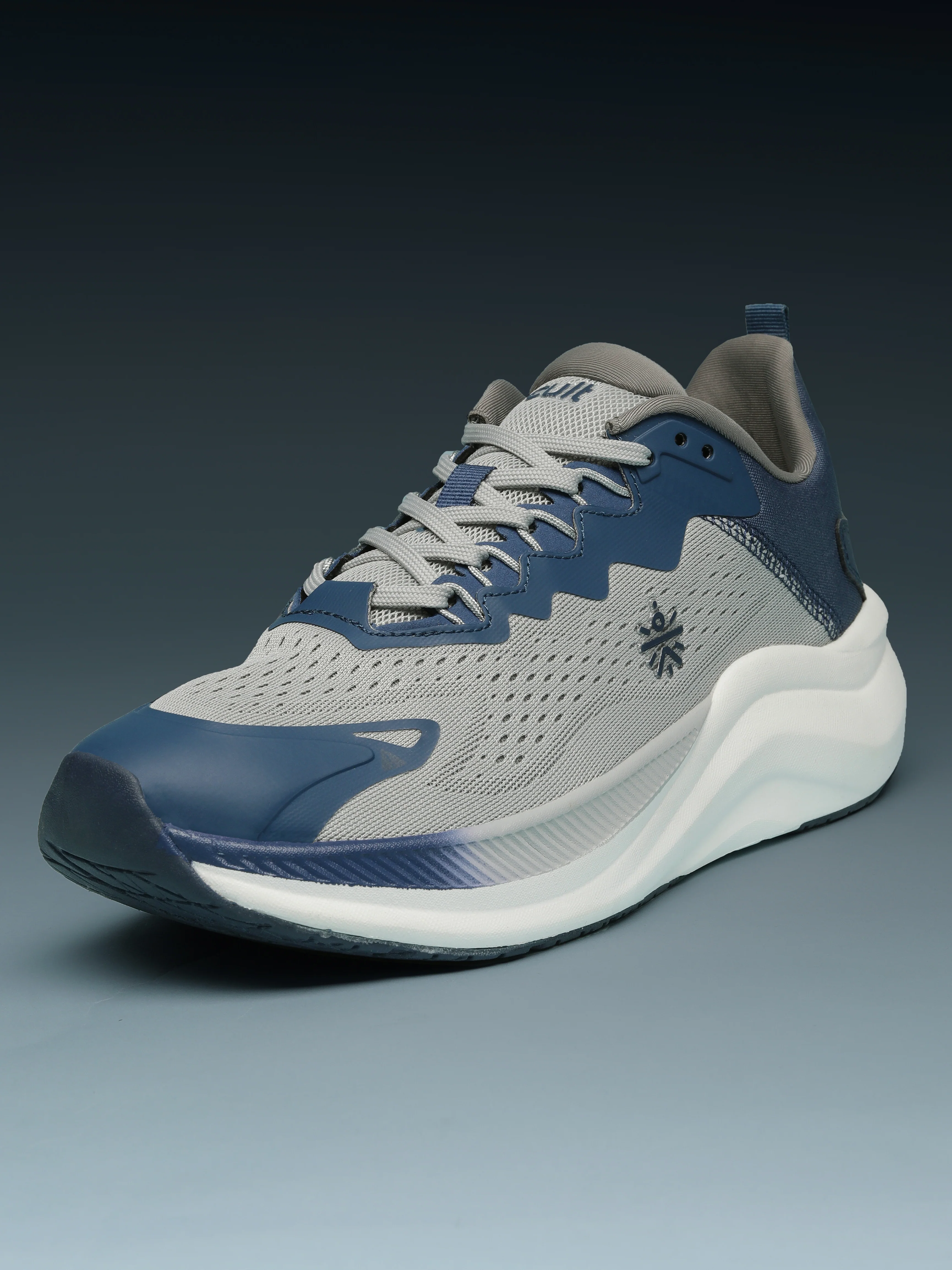 cult Men's Zeon Running Shoes - L.Grey/Teal - Image 7