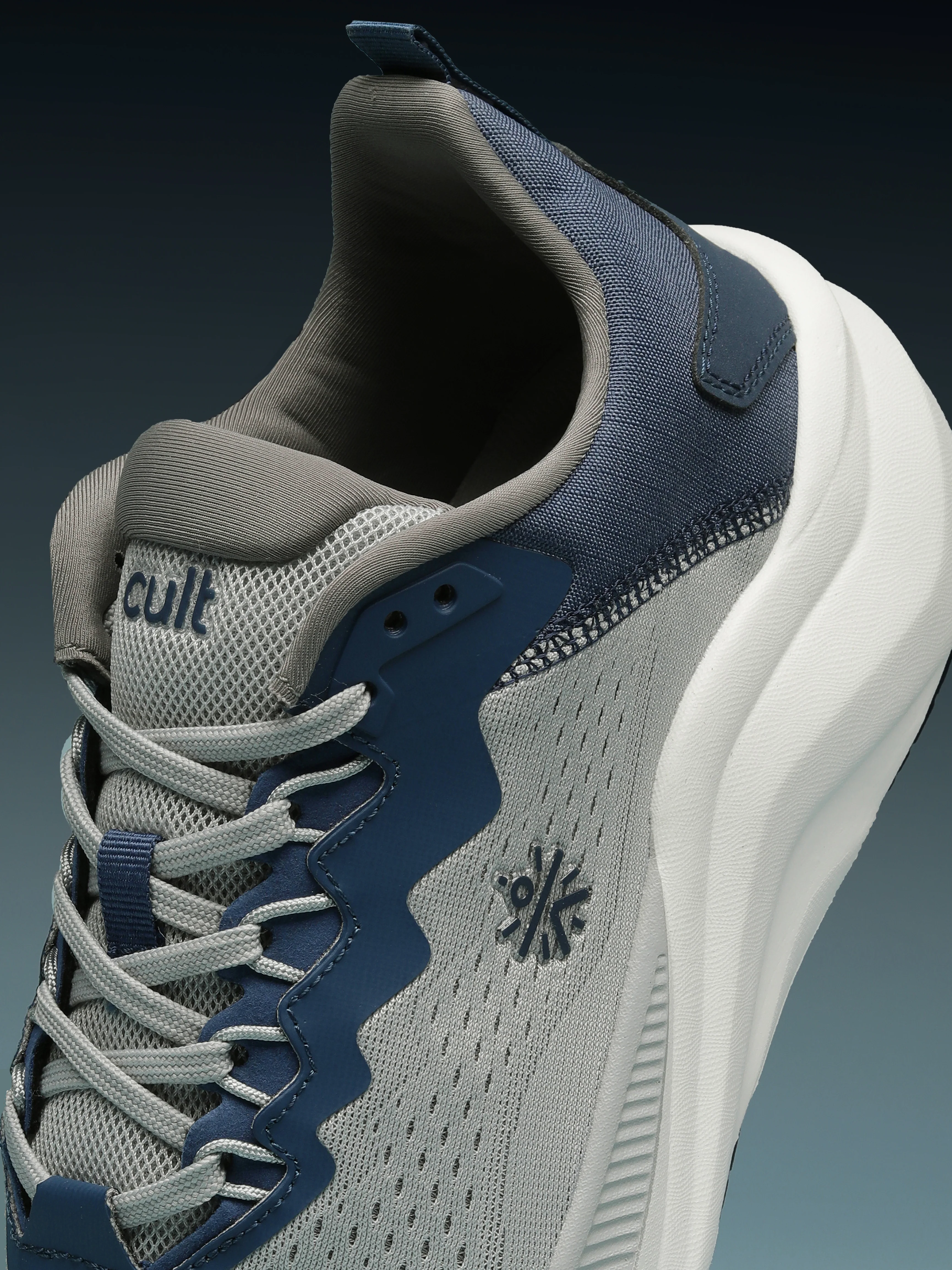 cult Men's Zeon Running Shoes - L.Grey/Teal - Image 8
