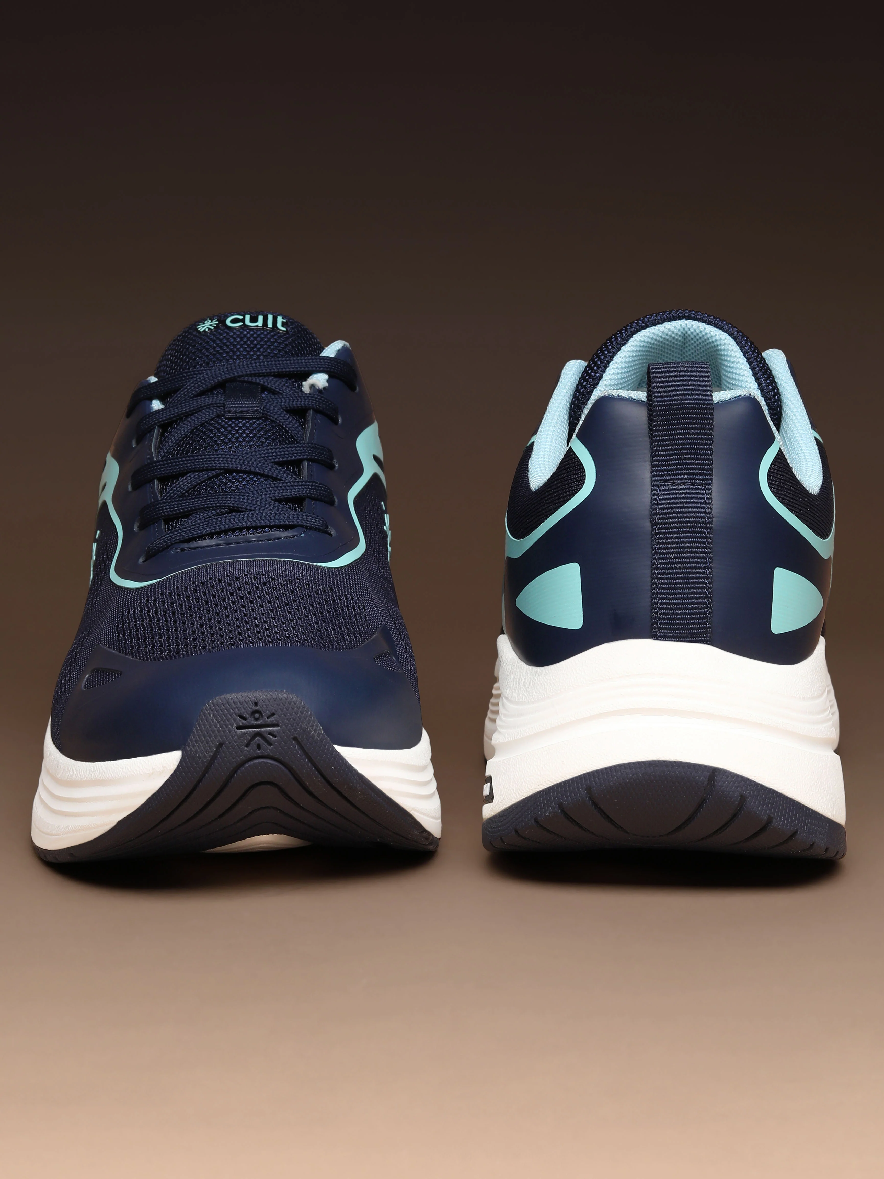 cult Men's Zyon Running Shoes with Durable Rubber Outsole & Cushioning for Runs up to 20 km - Teal/Mint - Image 10