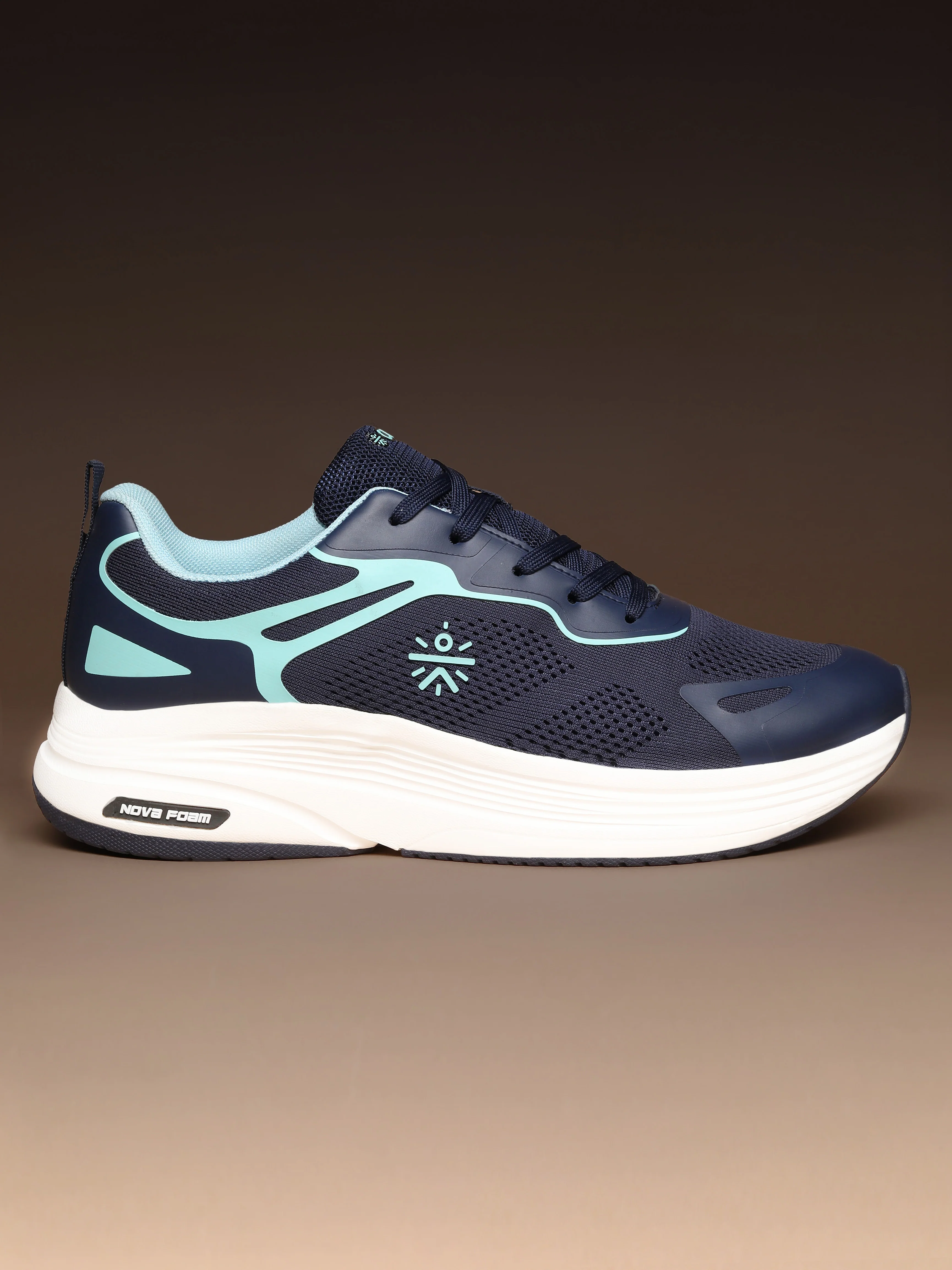 cult Men's Zyon Running Shoes with Durable Rubber Outsole & Cushioning for Runs up to 20 km - Teal/Mint - Image 3