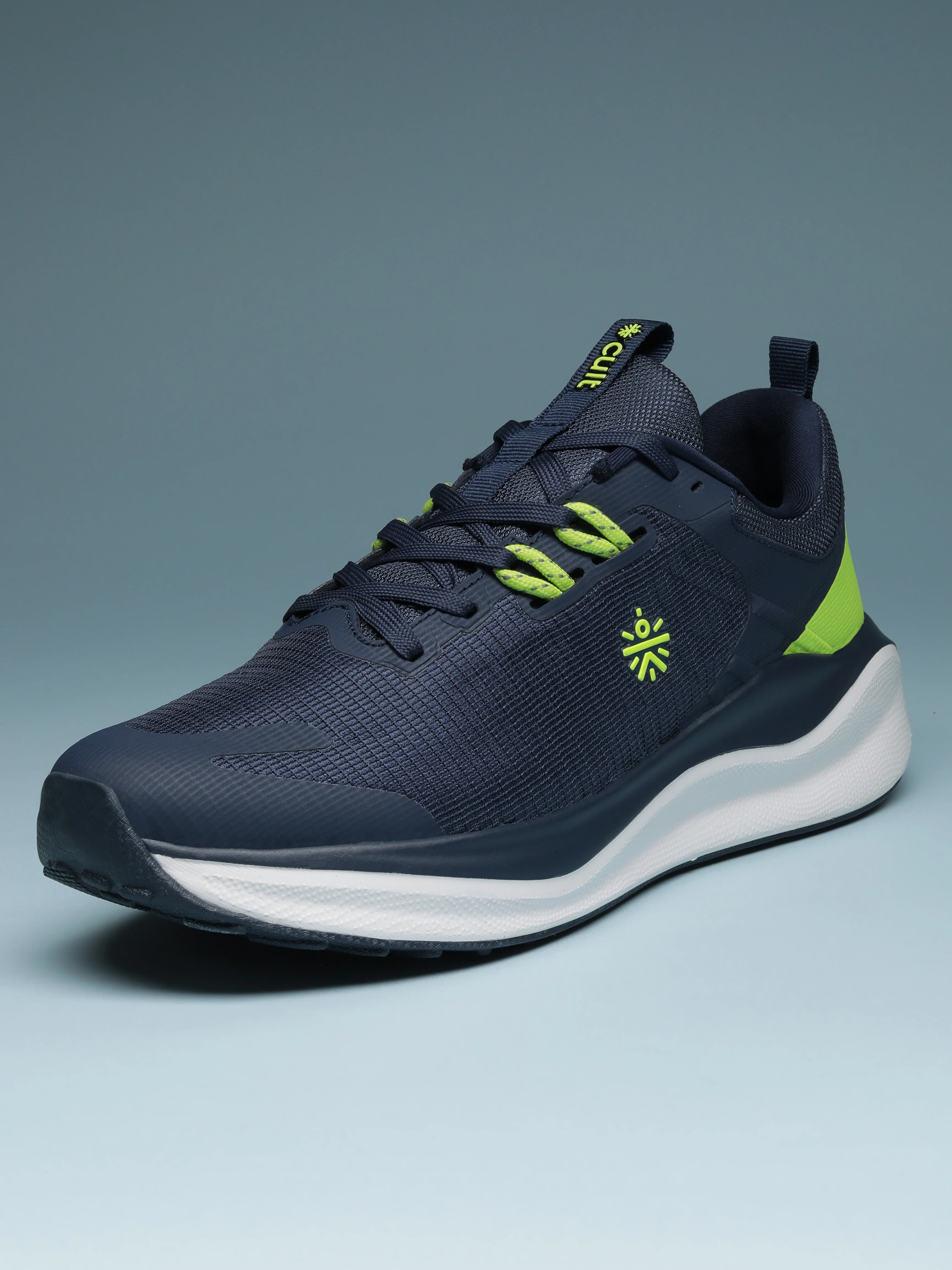 cult Men's Zyro Running Shoes - Navy/P.Green - Image 7