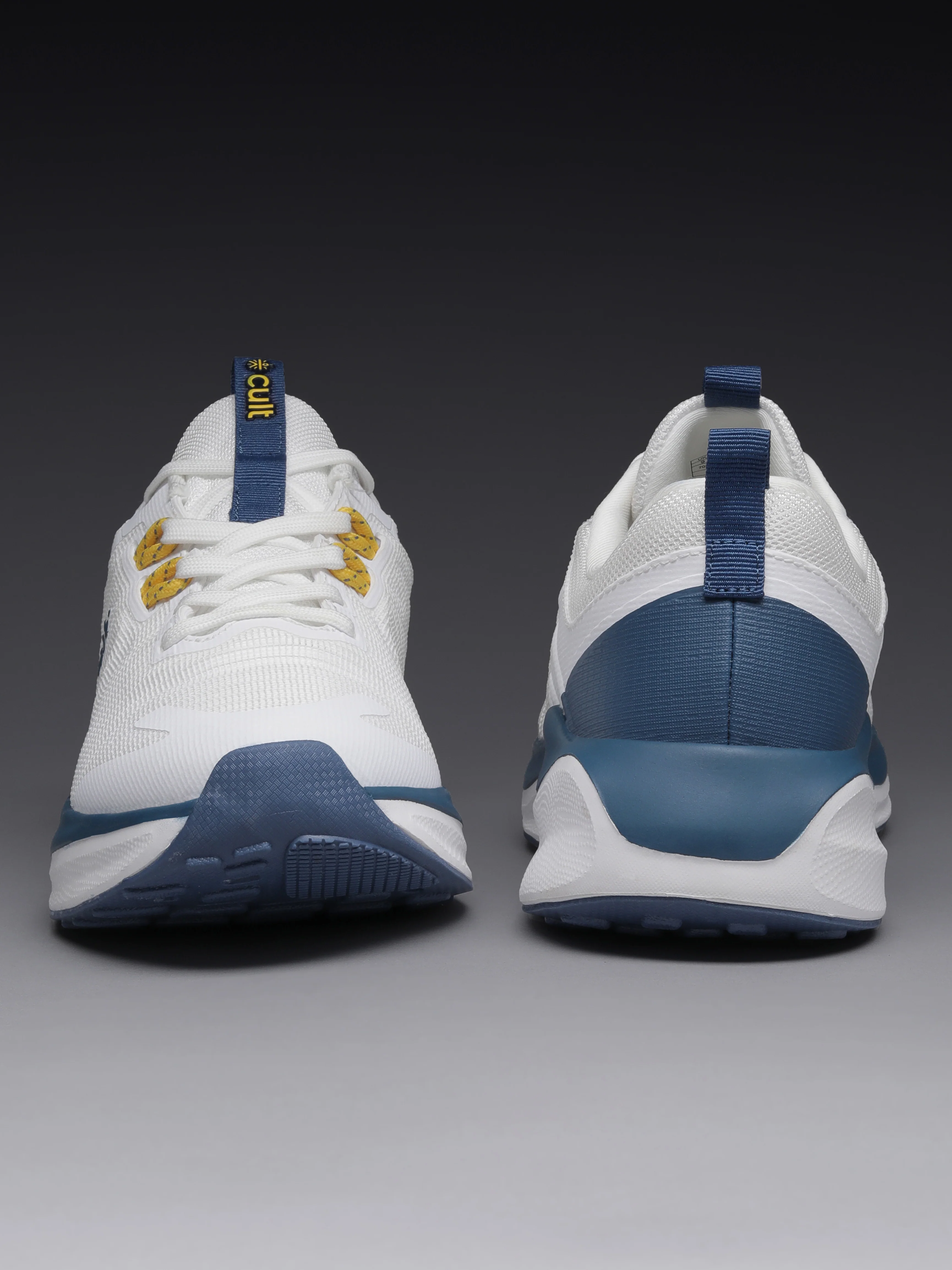 cult Men's Zyro Running Shoes - White/R.Blue - Image 10