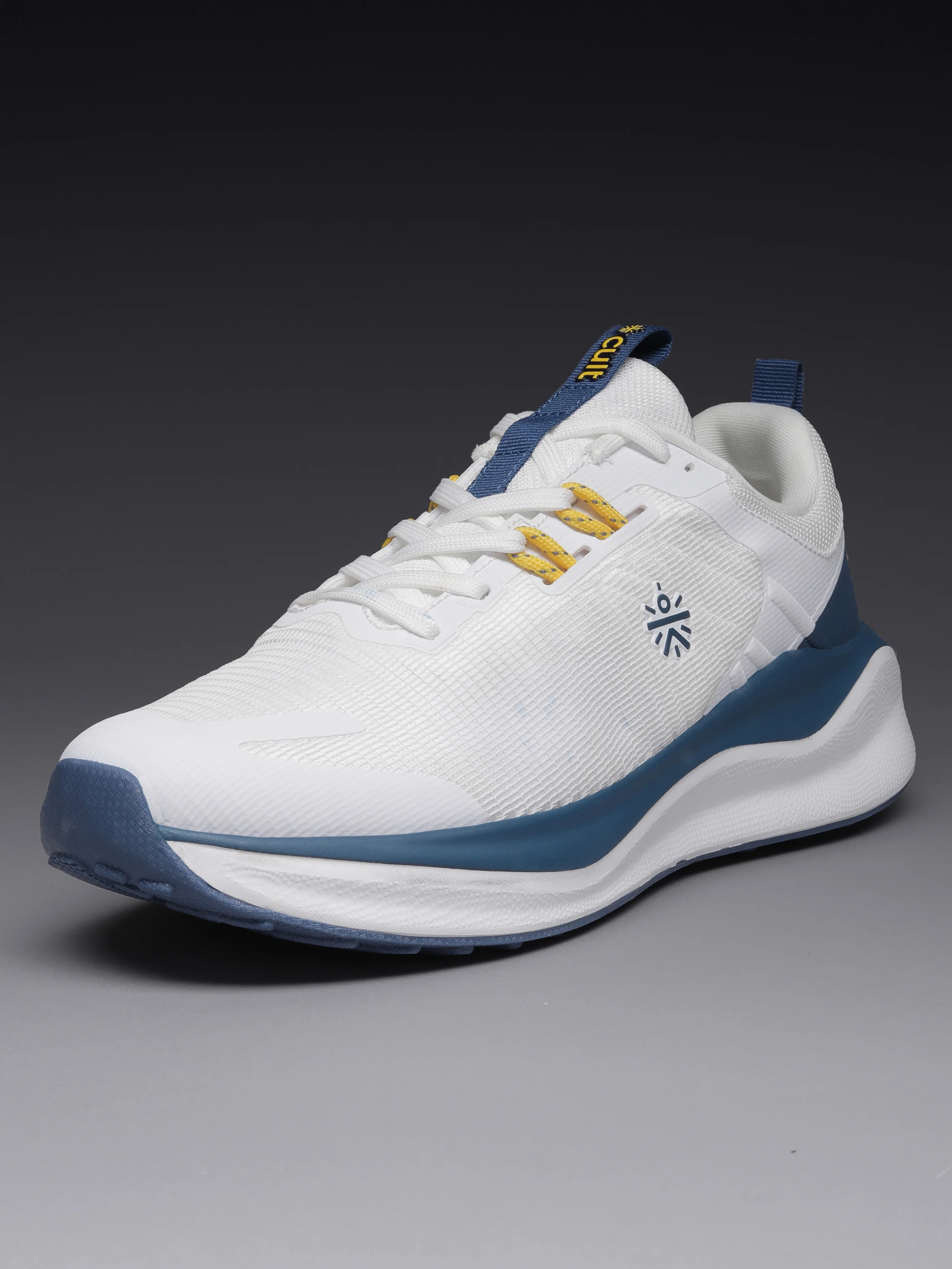 cult Men's Zyro Running Shoes - White/R.Blue - Image 7
