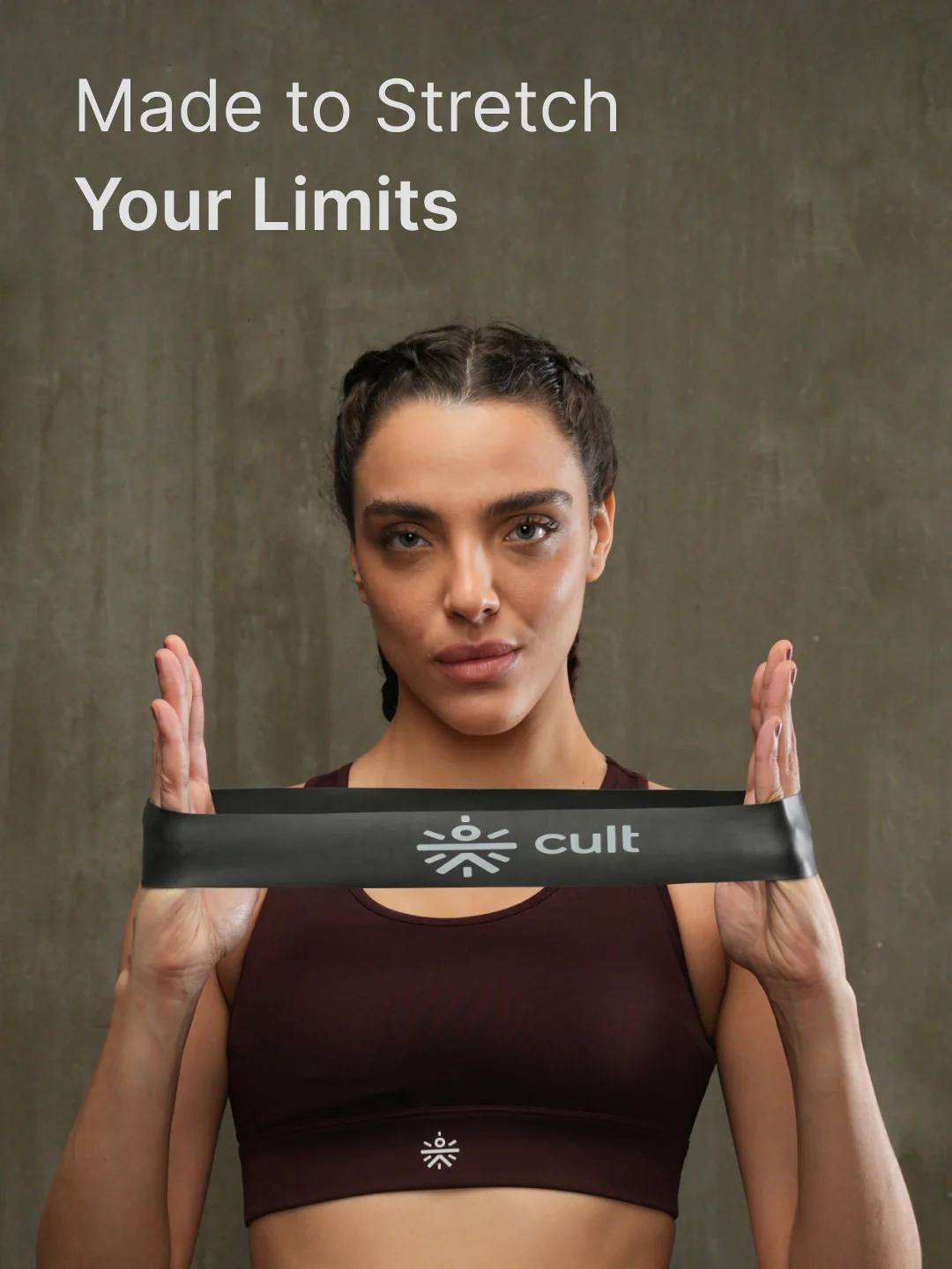 cult Mini Loop Band Toning Exercise Band for Gym Booty Belt for Fitness Pack of 5 (2-20kg Resistance) - Image 2