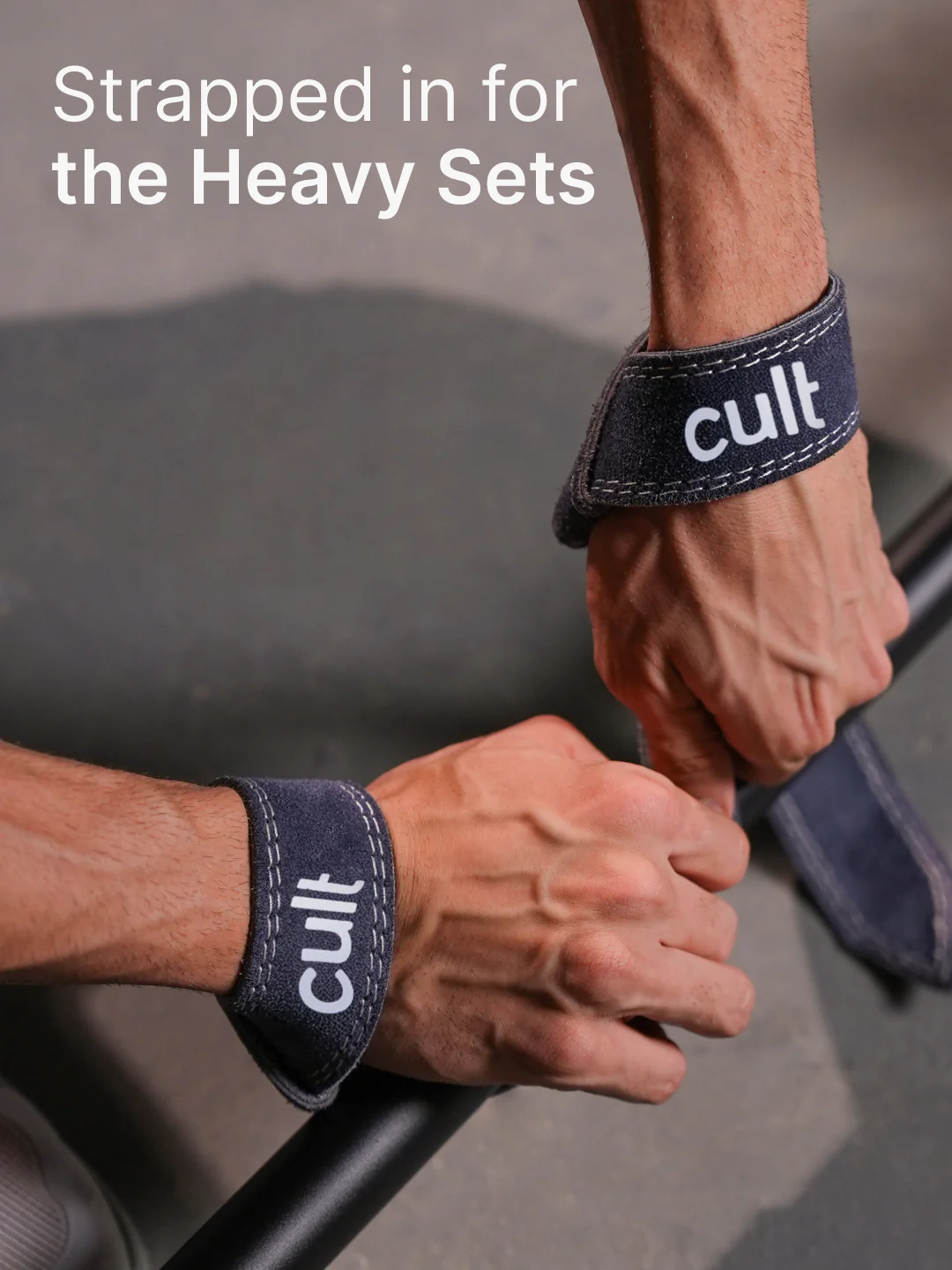 cult Neo Weight Lifting Strap Bluish Grey Pack of 2 - Image 2