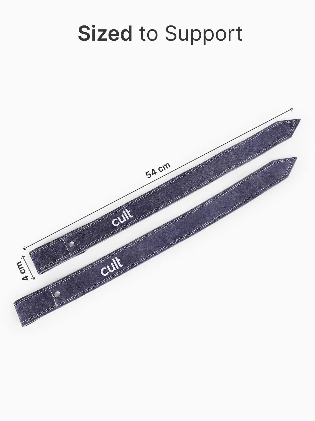 cult Neo Weight Lifting Strap Bluish Grey Pack of 2 - Image 7