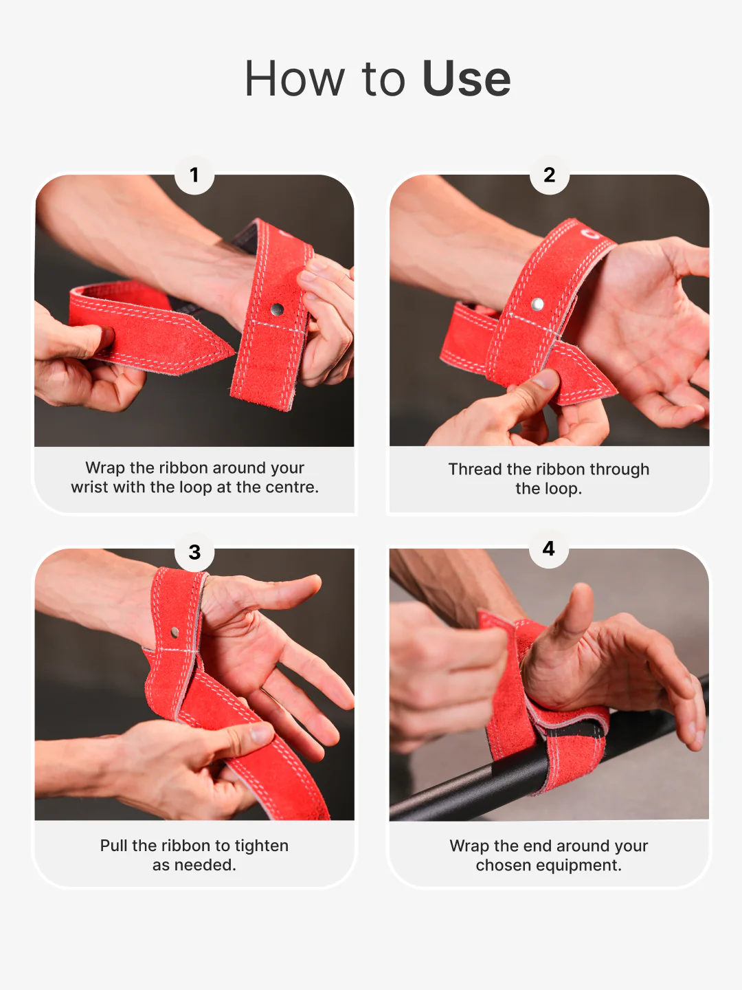 cult Neo Weight Lifting Strap Red Pack of 2 - Image 6