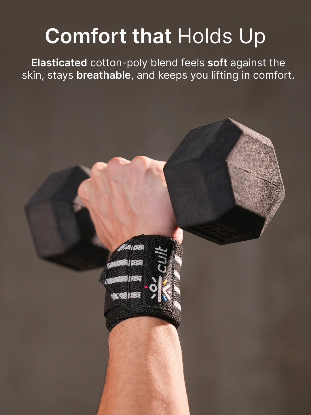 cult Neo Wrist Wrap 19" Black - Image 4