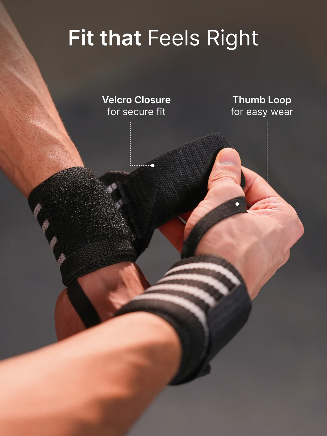 cult Neo Wrist Wrap 19" Black - Image 5
