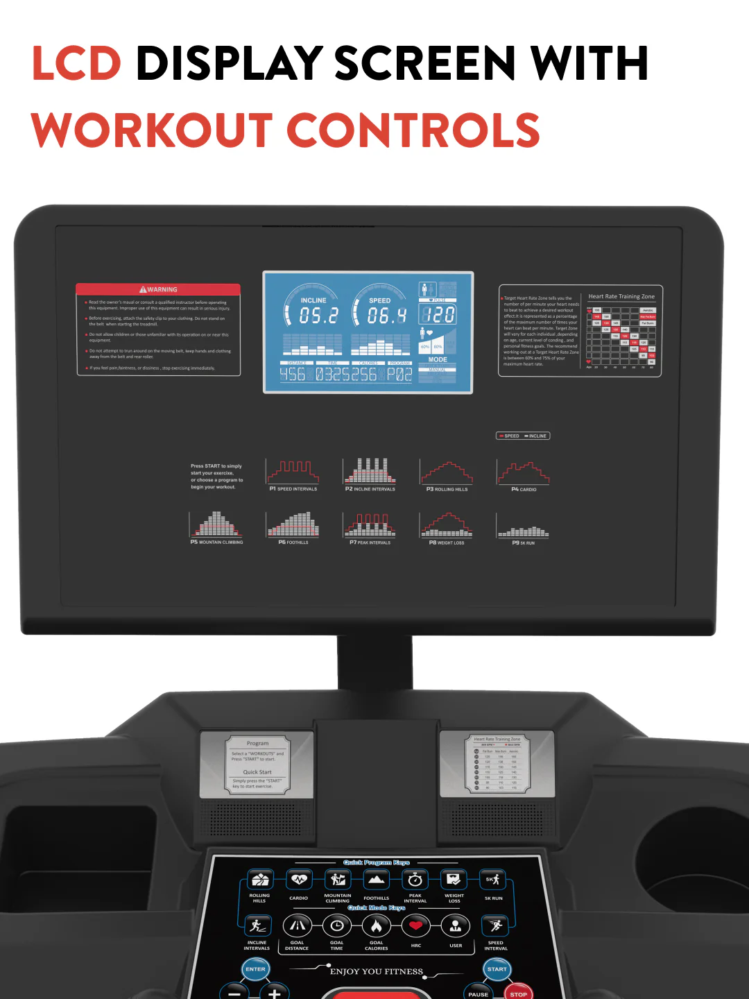 Cult OptiRun Blitz CS550L Treadmill | 3HP Motor Power | Max Weight Support: 160Kg | Max Speed - 20kmph (with 6 months extended warranty) - Image 4