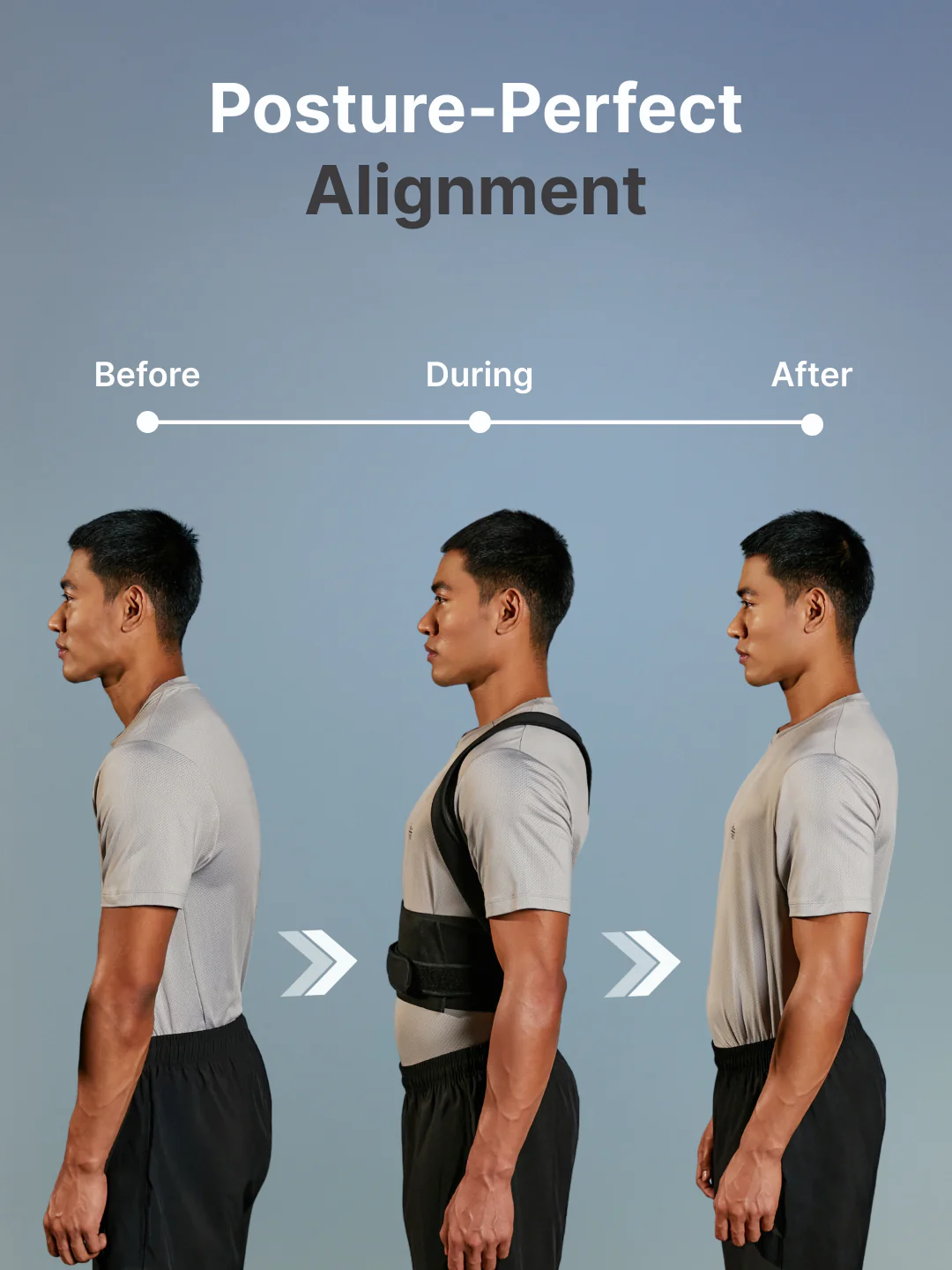 cult Posture Corrector Unisex Black - Image 5
