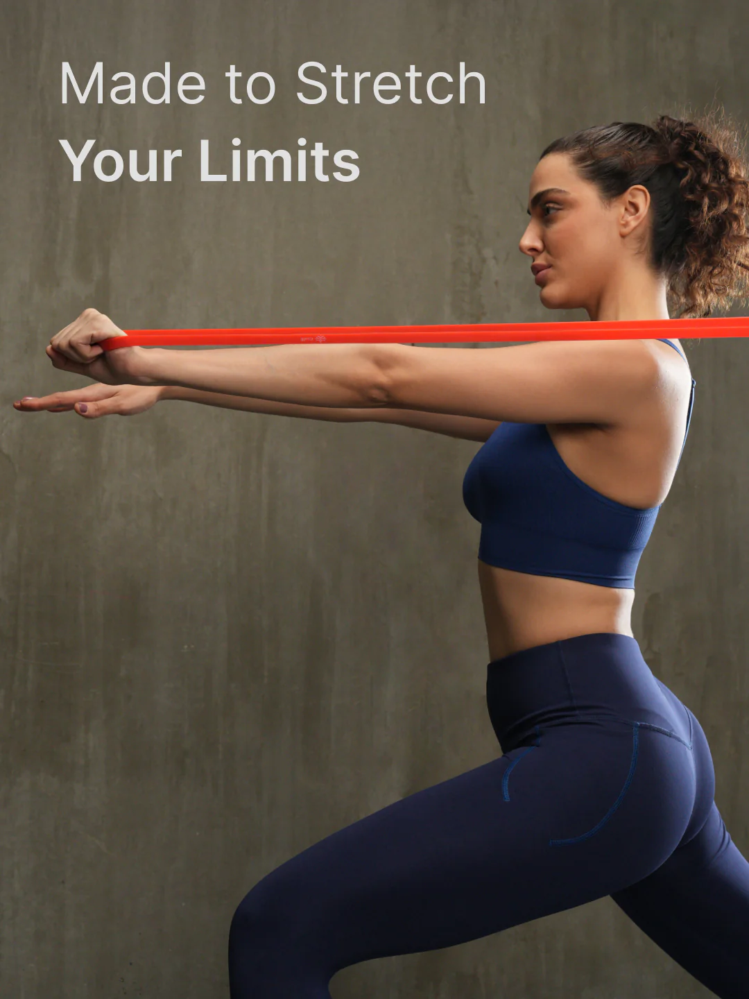 cult Resistance Band for Stretching, Pull Ups, Home Exercise and Gym Workout Stretch for Men & Women Red (7-15kgs Resistance) - Image 2