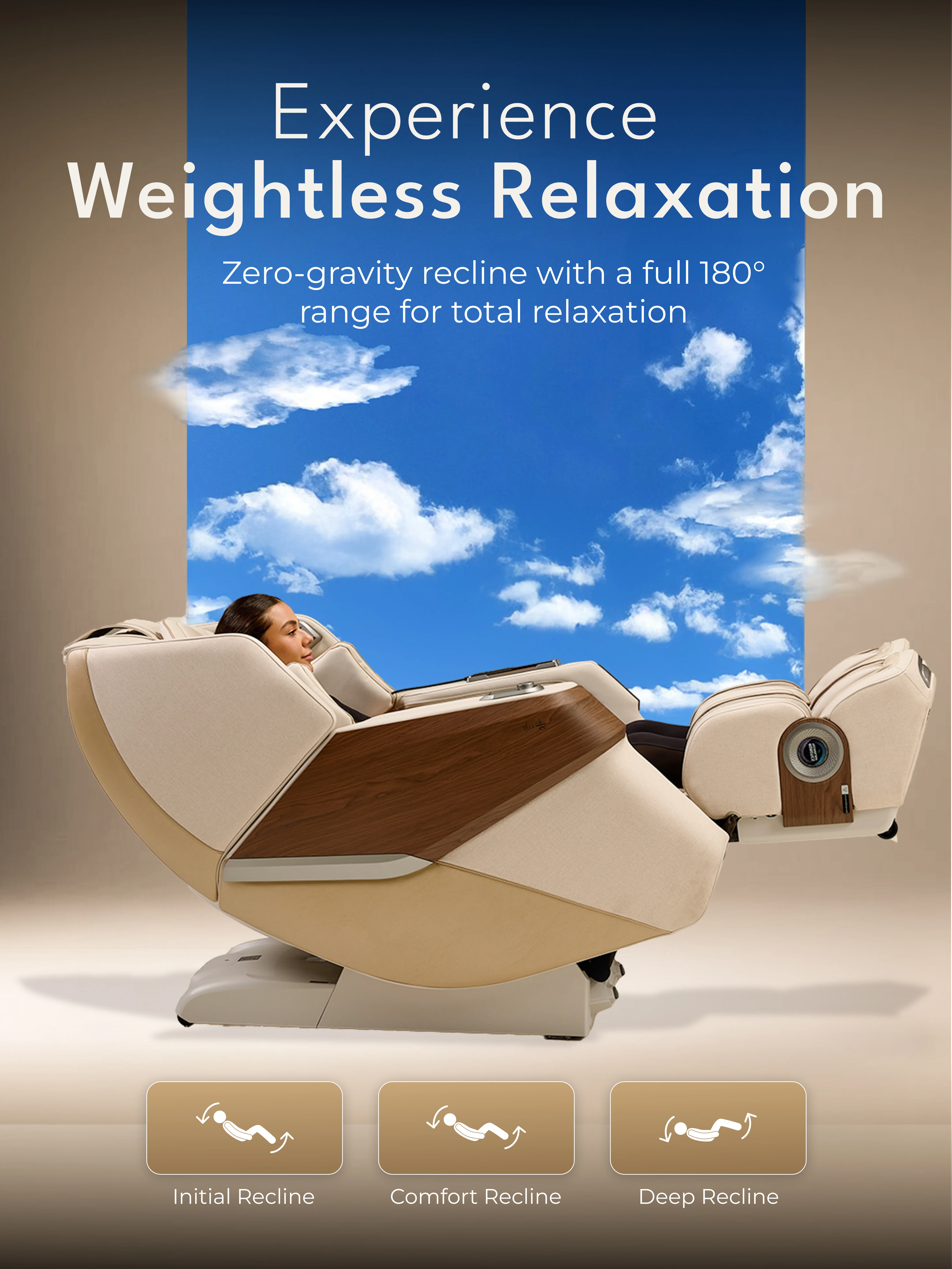 CULT Riviera Advanced 4D Massage Chair with Rovo Walking Technology | Extended SL Track | Zero Gravity | 23 Auto Modes | 6 Massage Techniques | Back & Leg Heating - Image 6