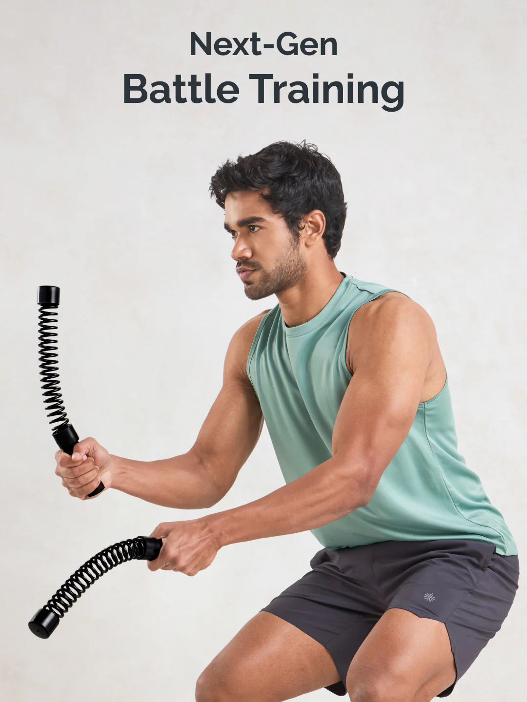 cult Ropeless Battle Rope Heavy-Duty Portable Strength Trainer for Full-Body & HIIT Workouts - Image 2
