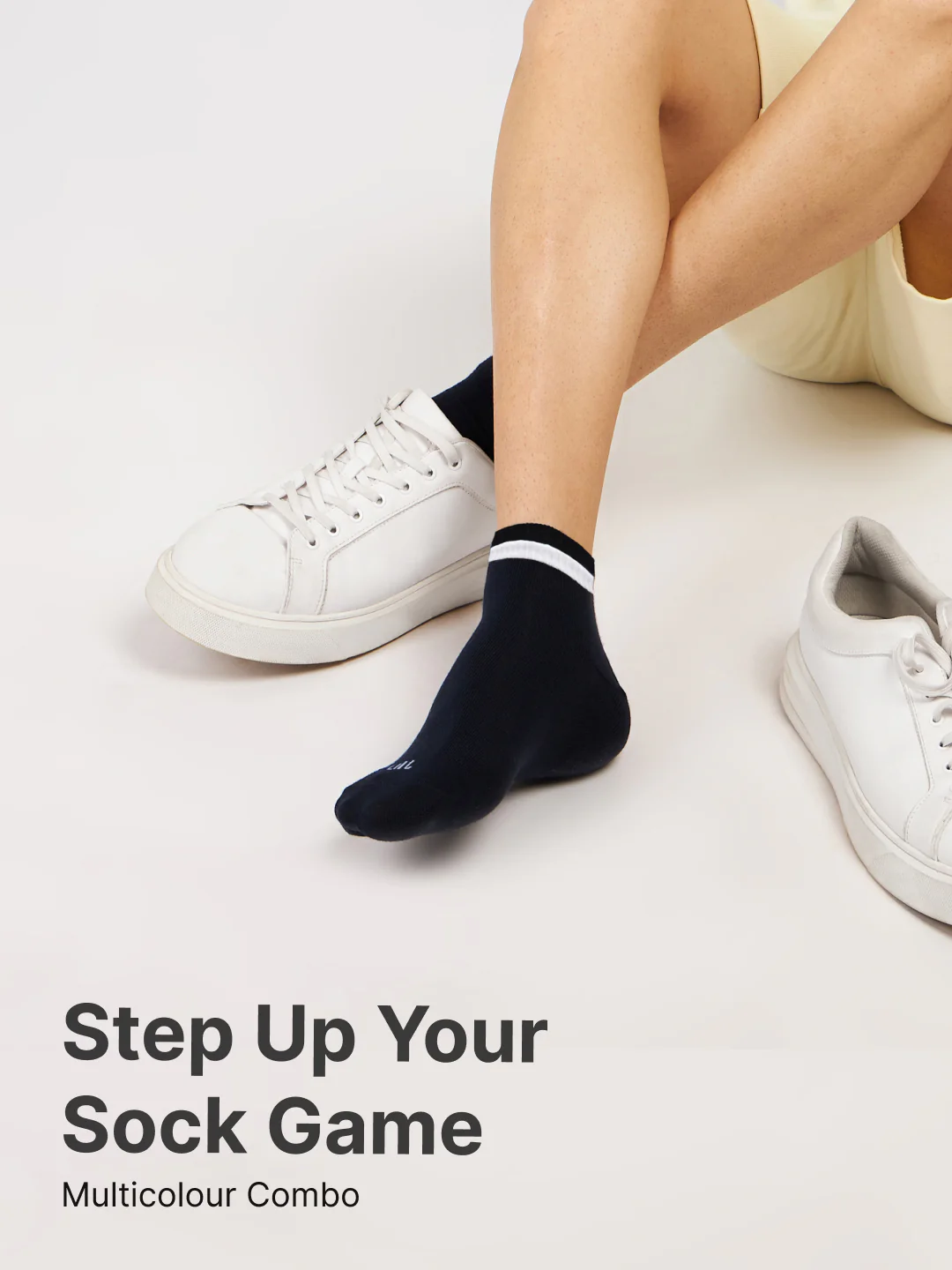 Casual Ankle Length Pack of 3 Black Men's Cotton Socks - Image 6