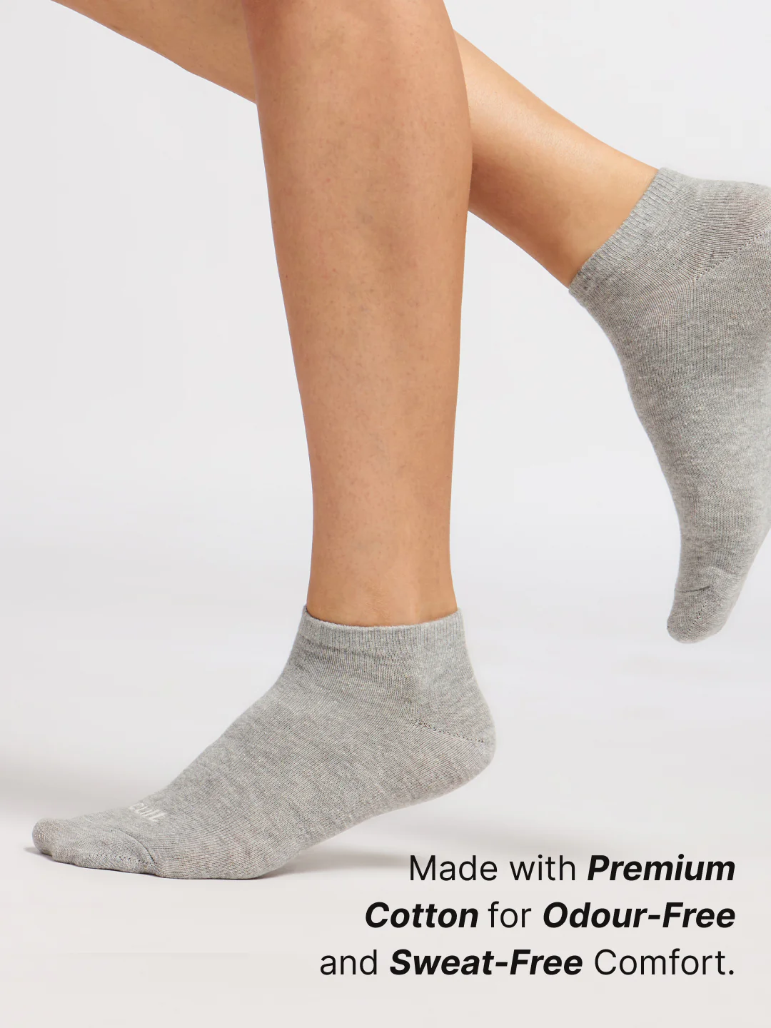 Casual Low Ankle Cotton White,Black & Grey Pack of 3 Women - Image 3