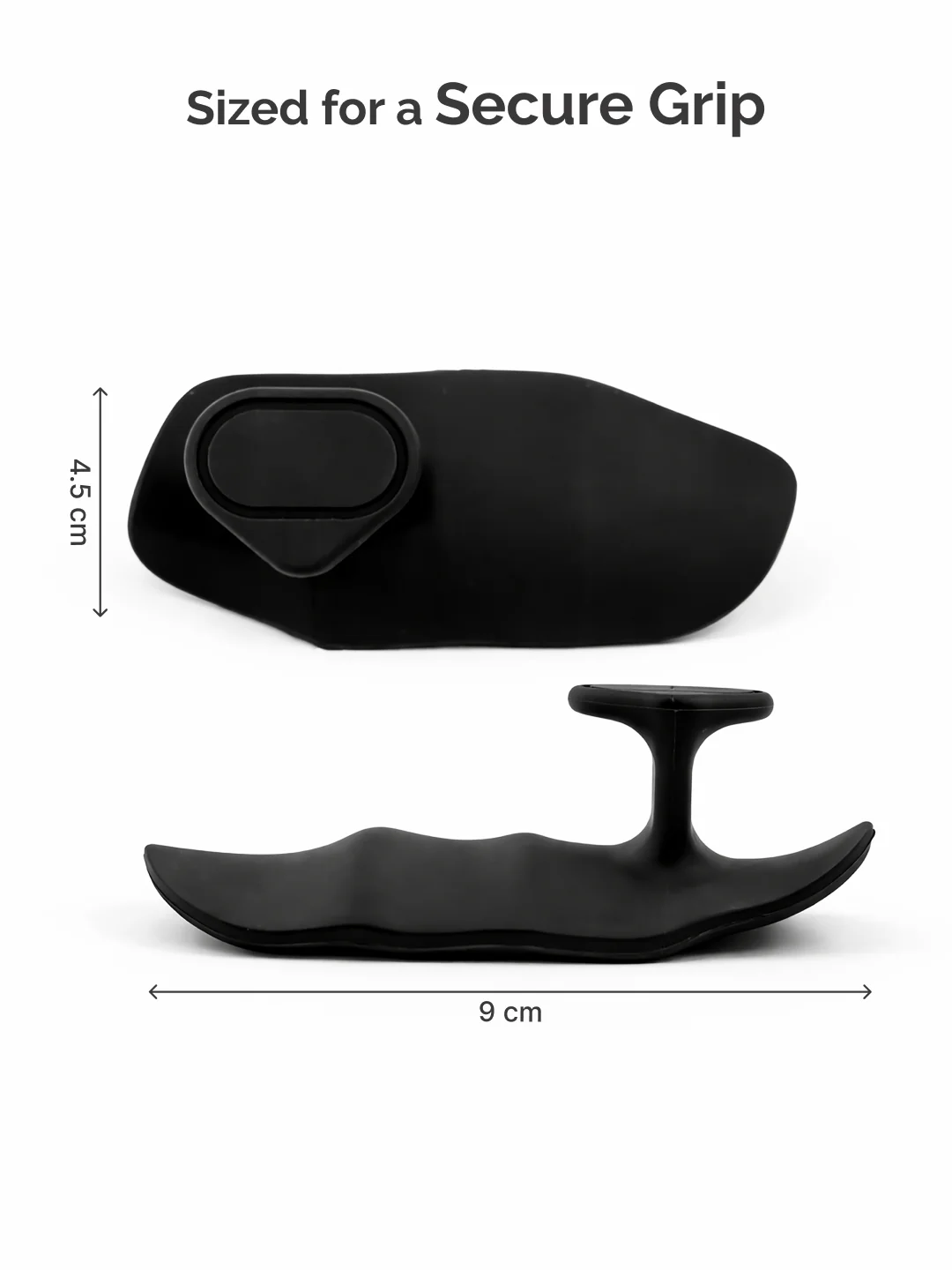 Cult Silicone Hand Grip for Gym & Weightlifting Non-Slip Grip Support with Palm Protection Sweat-Resistant & Durable Black - Image 7