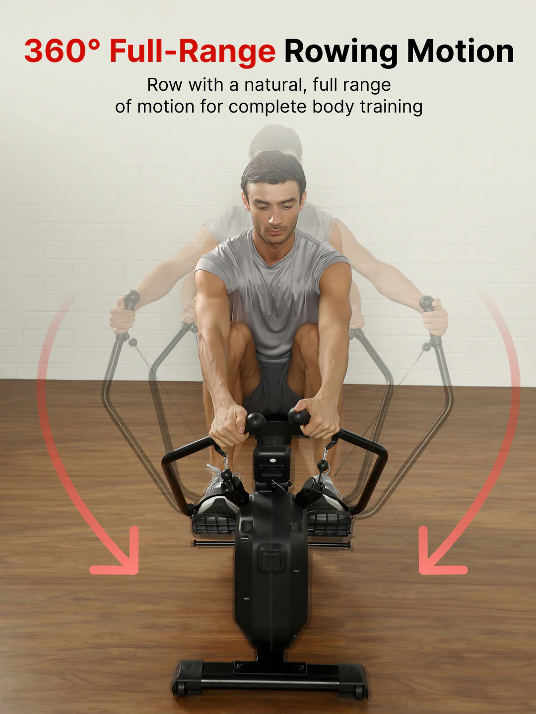 Cult SmartRowDualGlide Full-Motion Magnetic Rower | 120Kg Max Weight | Quiet Home Use Rowing Machine (with 6 months extended warranty) - Image 2