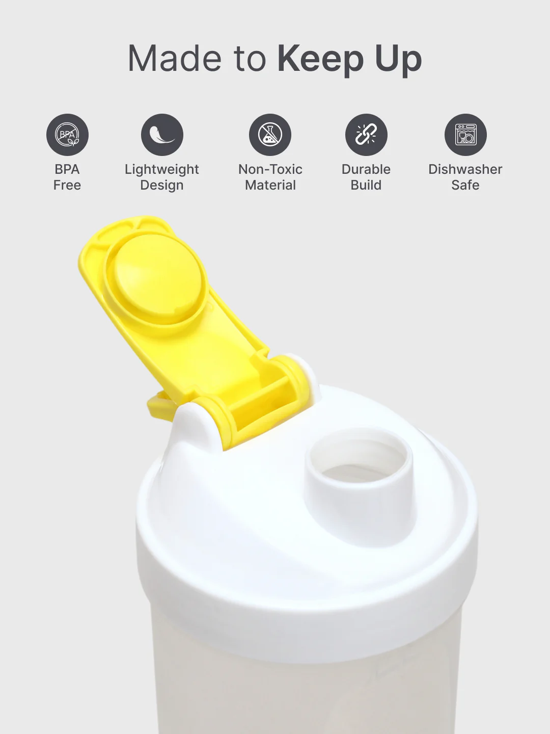 cult Spider Shaker 3 Compartment Yellow - Image 3