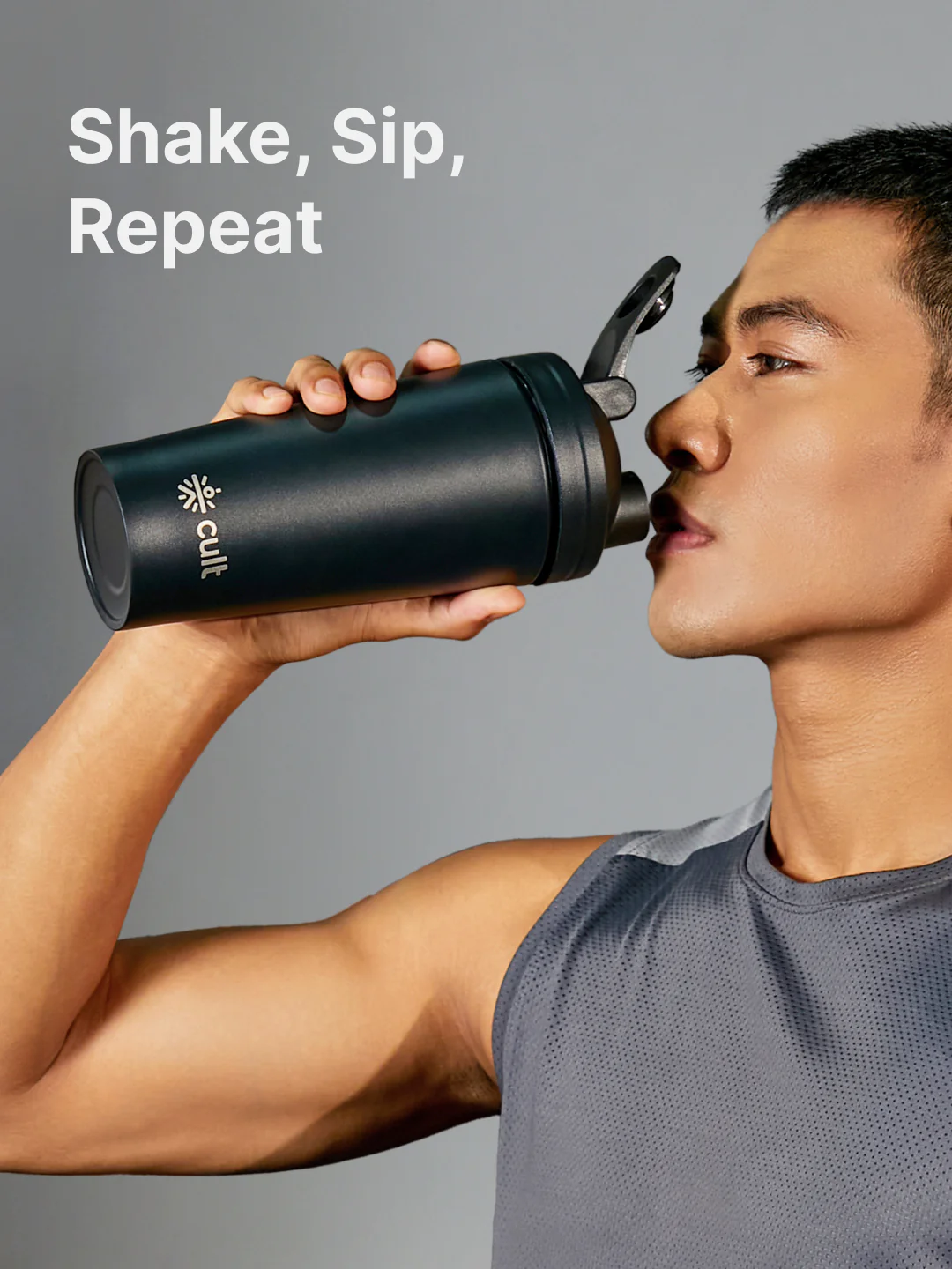 cult Steel Shaker 700ml Black - Image 2
