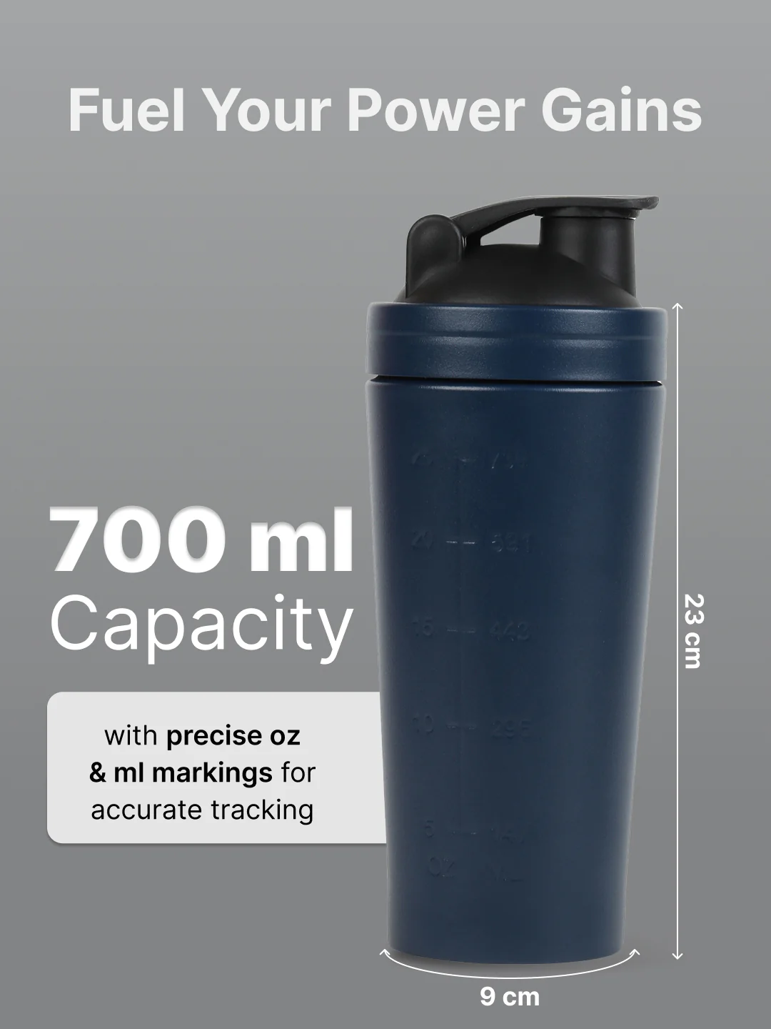 cult Steel Shaker 700ml Blue - Image 6