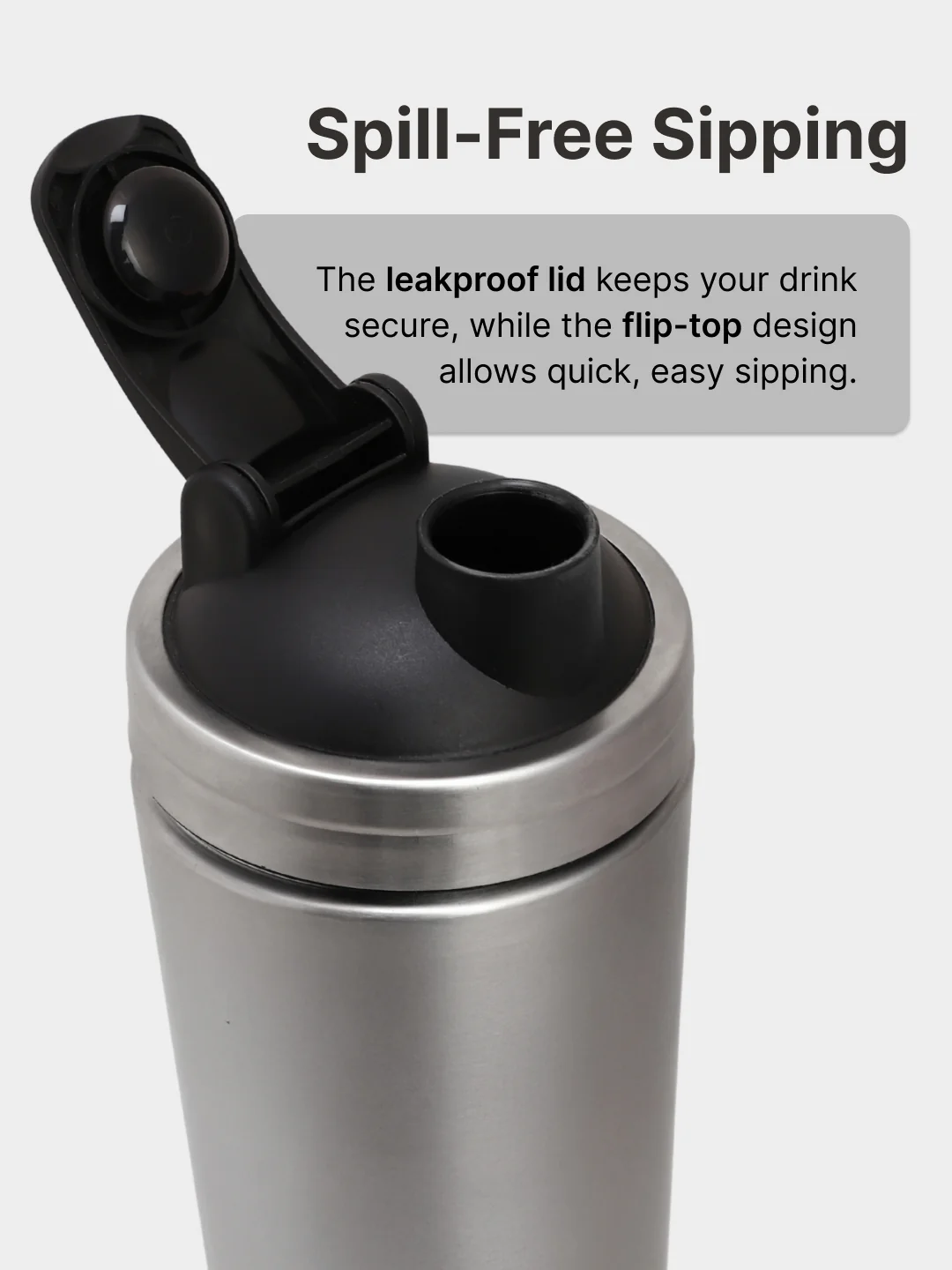 cult Steel Shaker 700ml Silver - Image 5