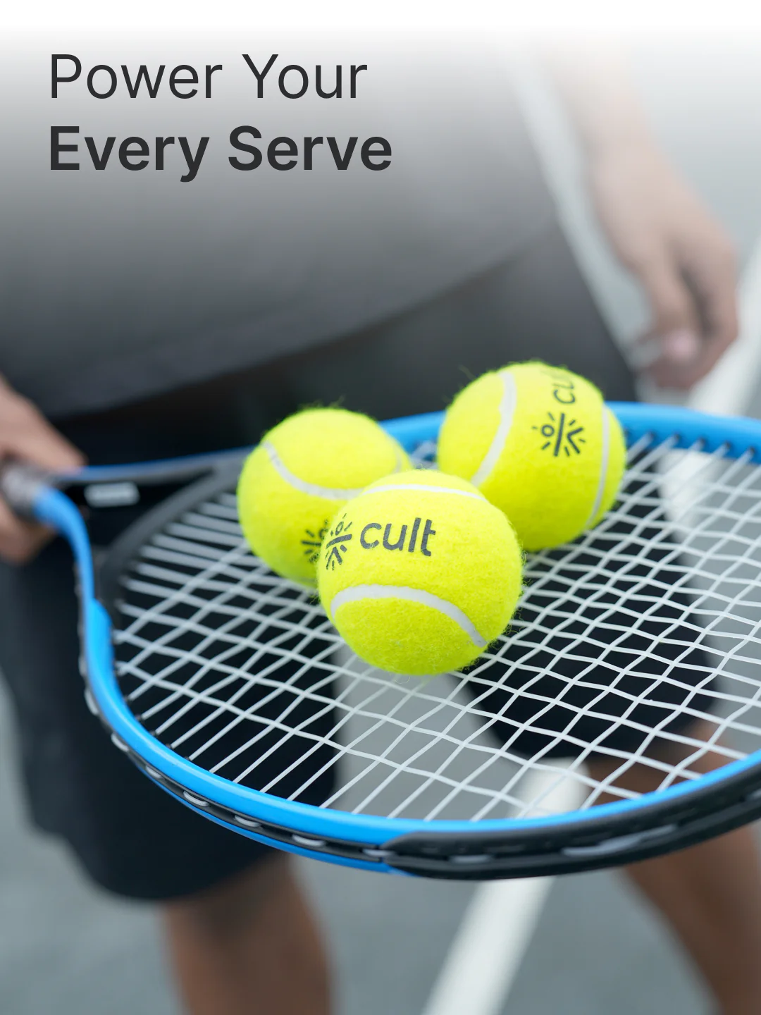cult Tennis Ball Pack of 3 Green - Image 2