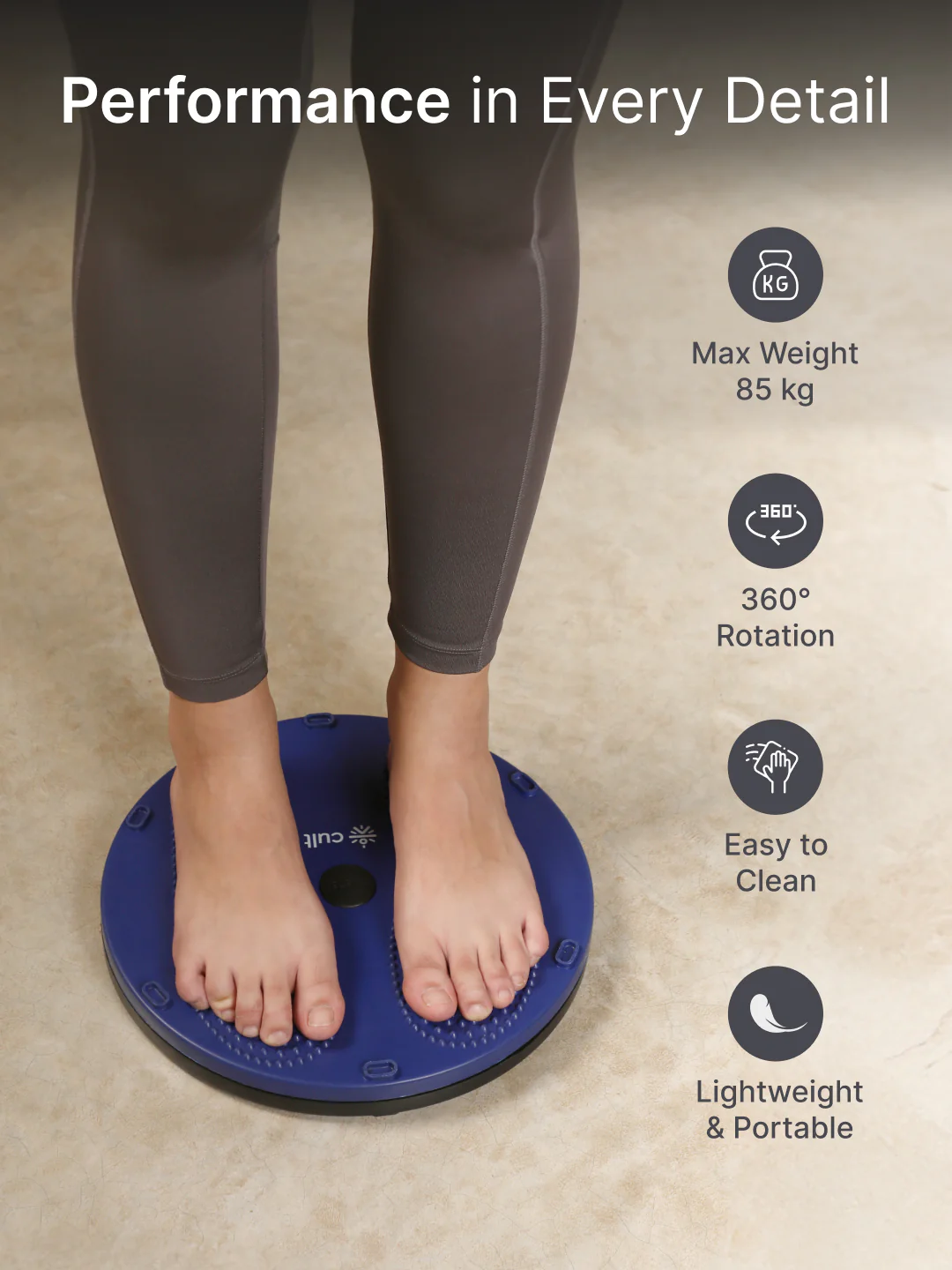cult Tummy Twister Blue Unisex - Image 3