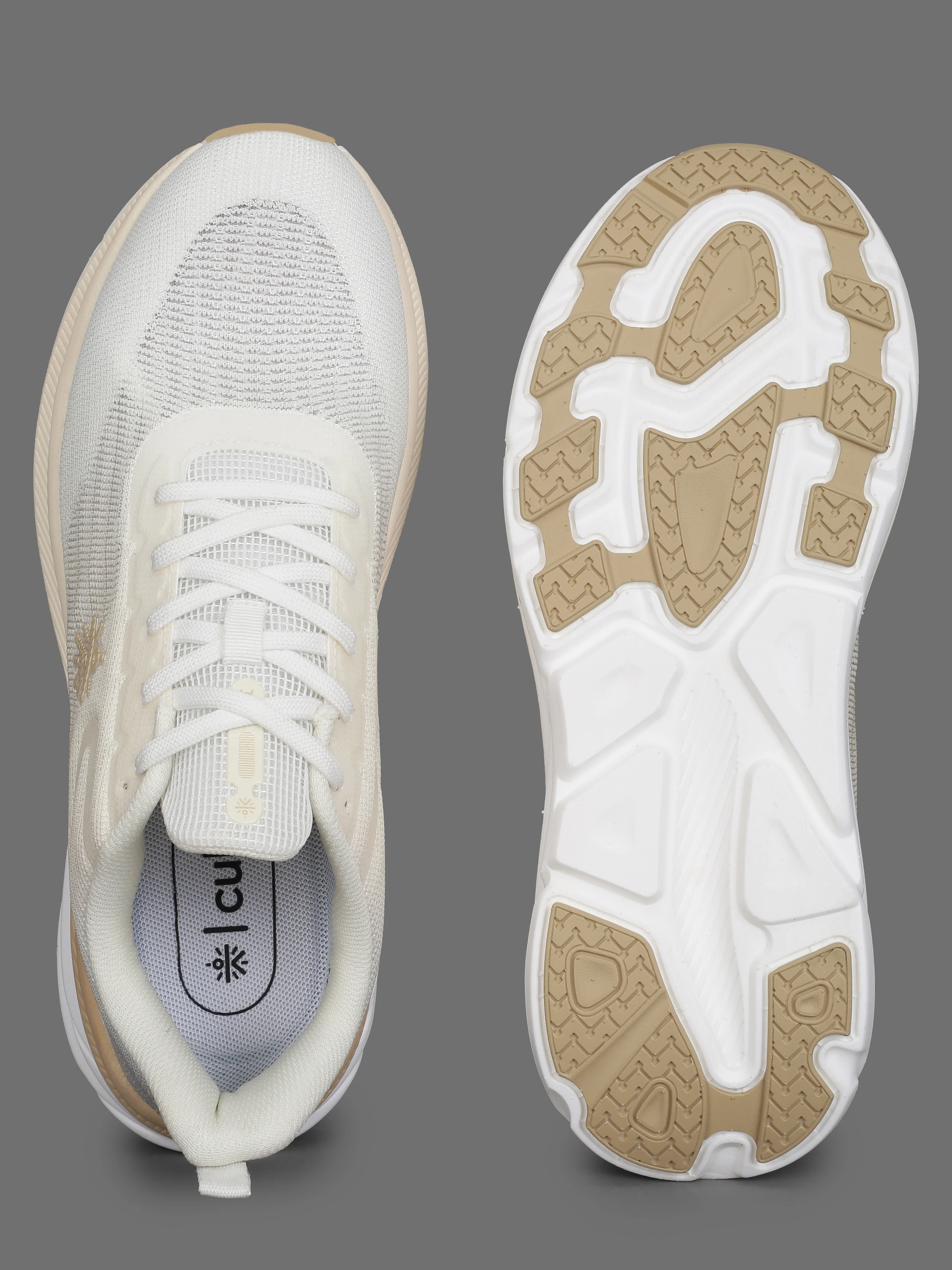 cult Unisex Nebula Running Shoes - Beige - Image 5