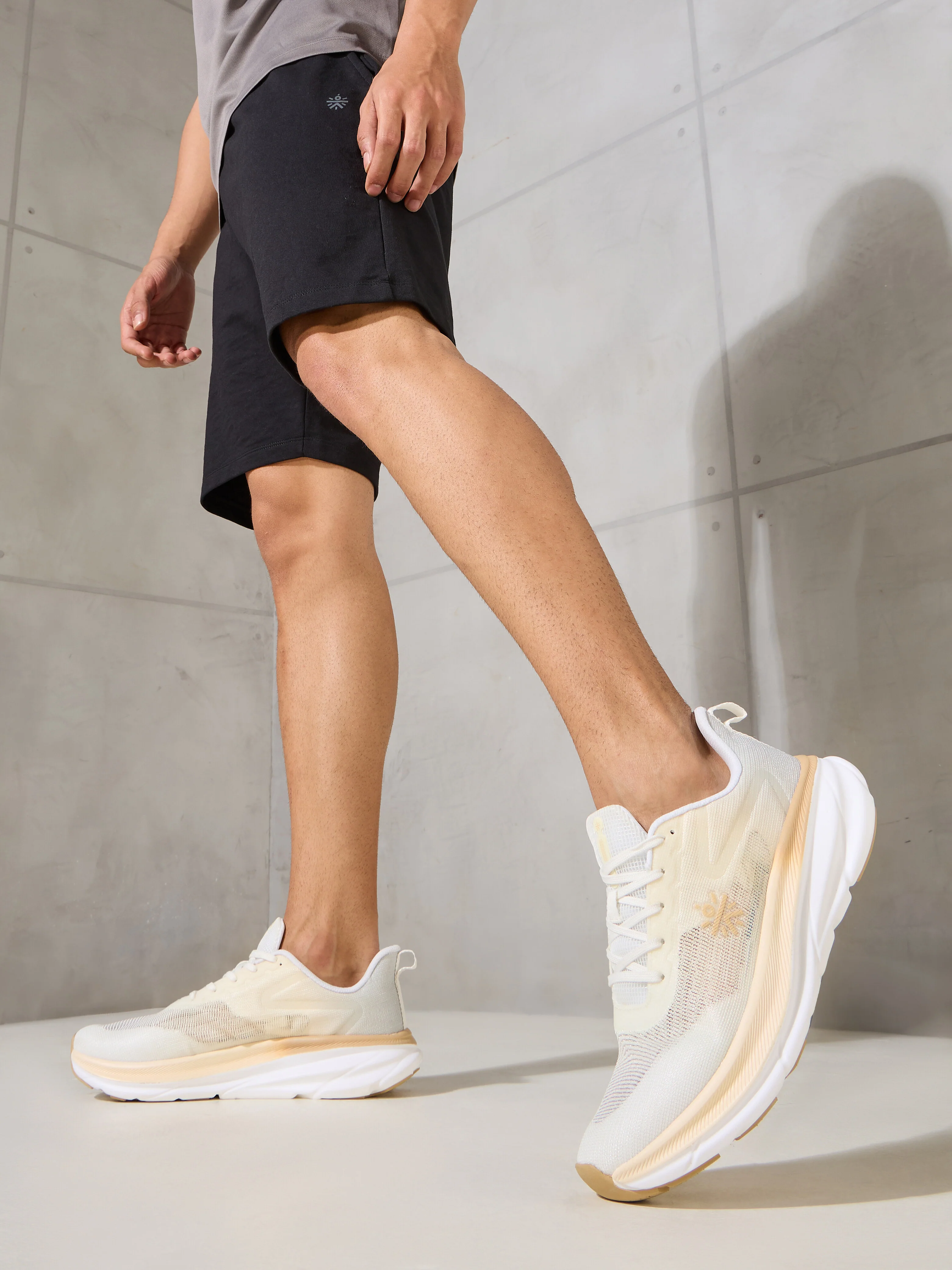 cult Unisex Nebula Running Shoes - Beige - Image 9