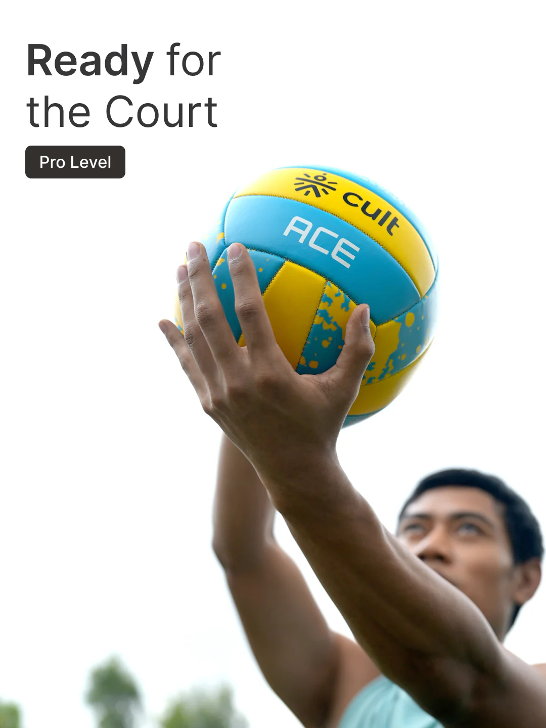 cult Volleyball ACE Blue Yellow - Image 2