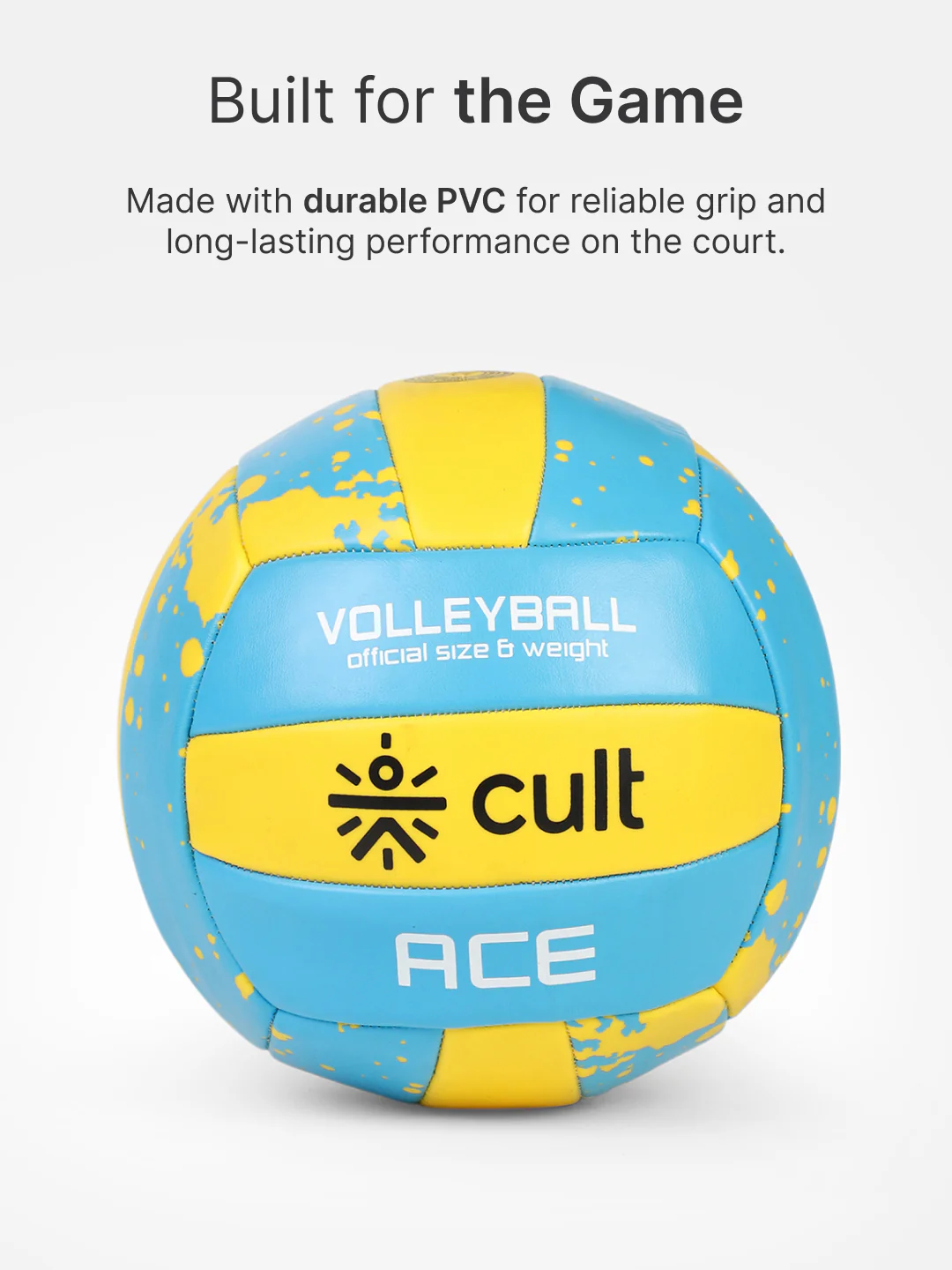 cult Volleyball ACE Blue Yellow - Image 3