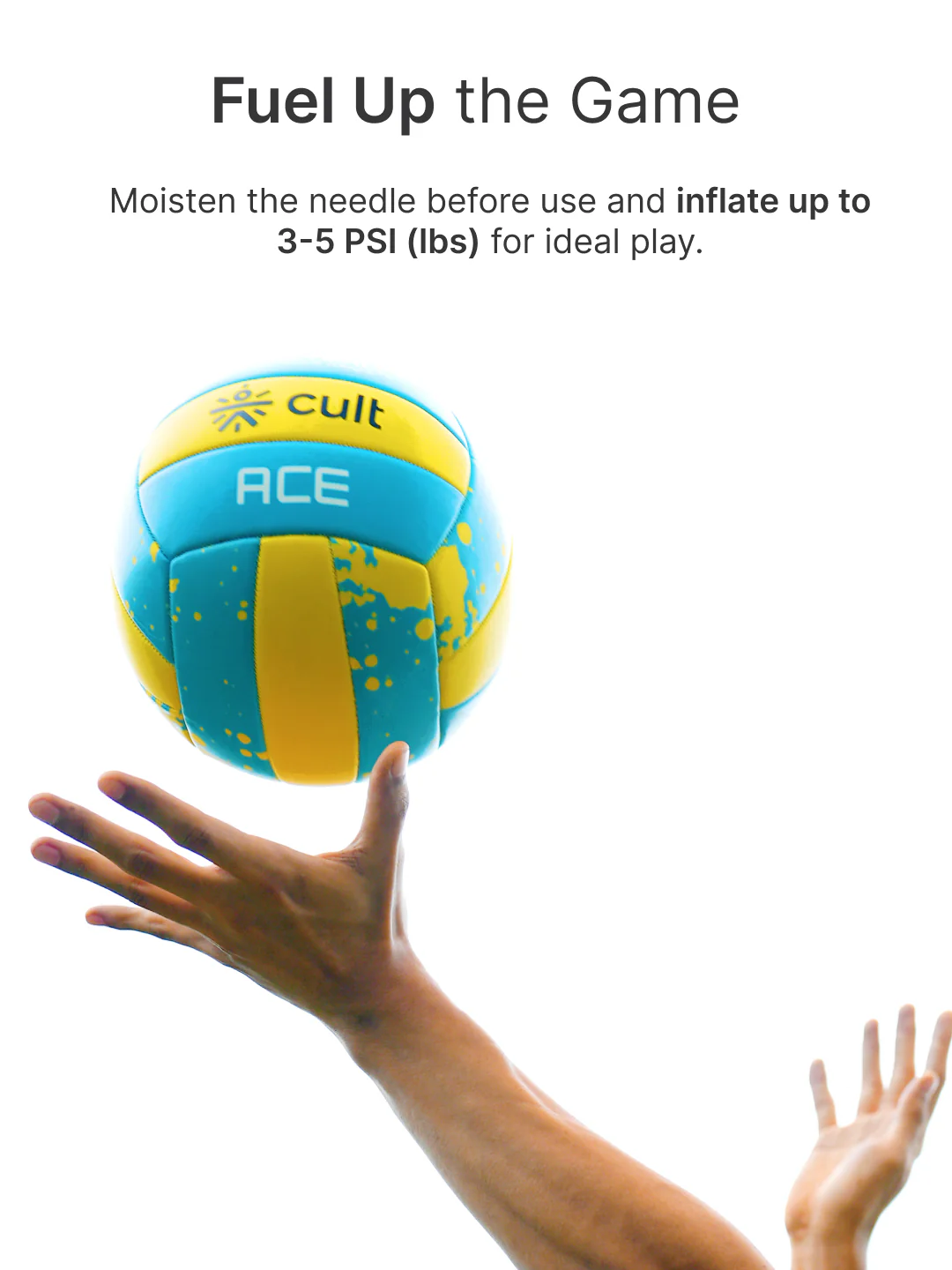 cult Volleyball ACE Blue Yellow - Image 6