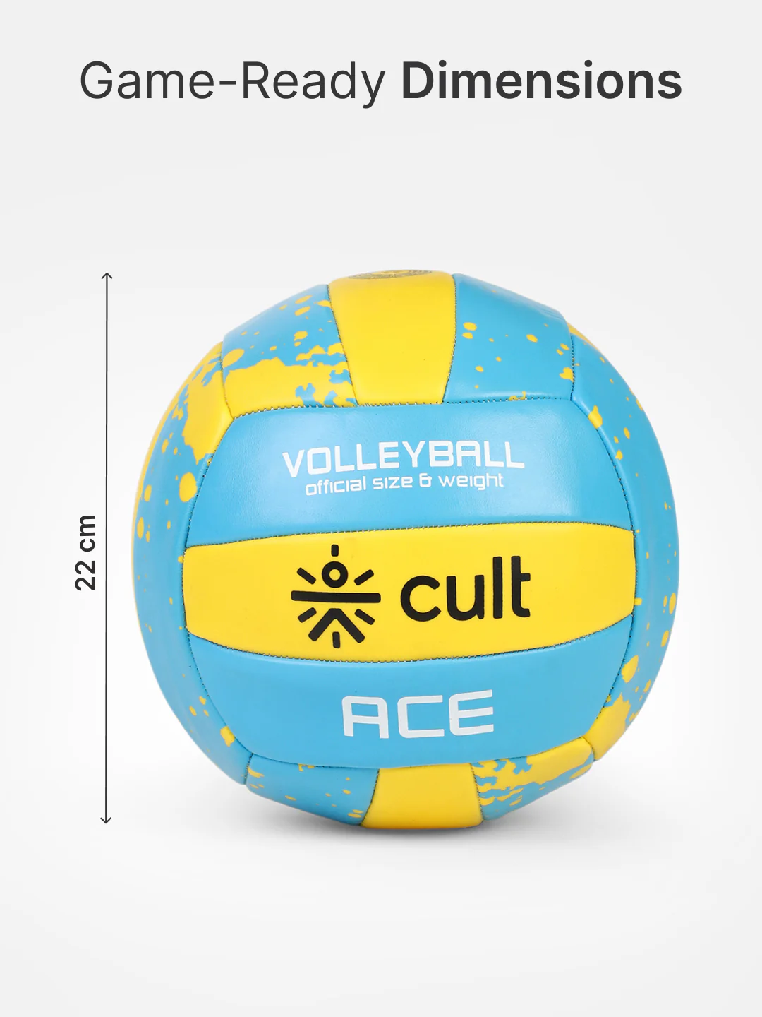 cult Volleyball ACE Blue Yellow - Image 7