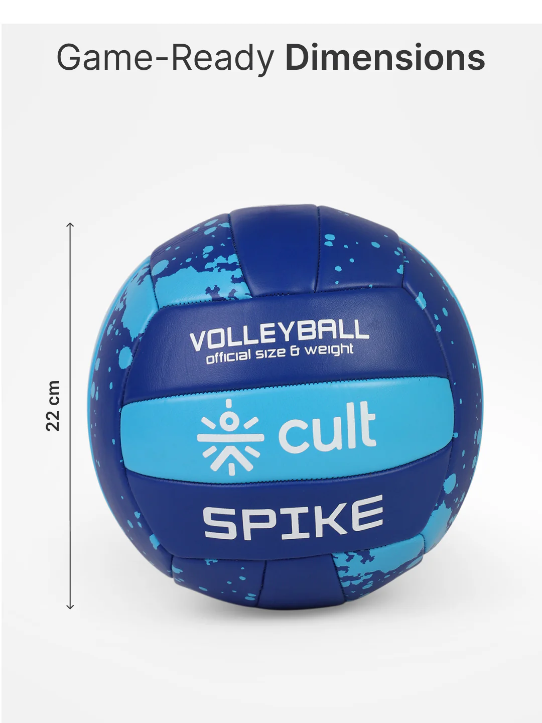 Cult Volleyball Combo  Spike Blue + Ball Pump - Image 7