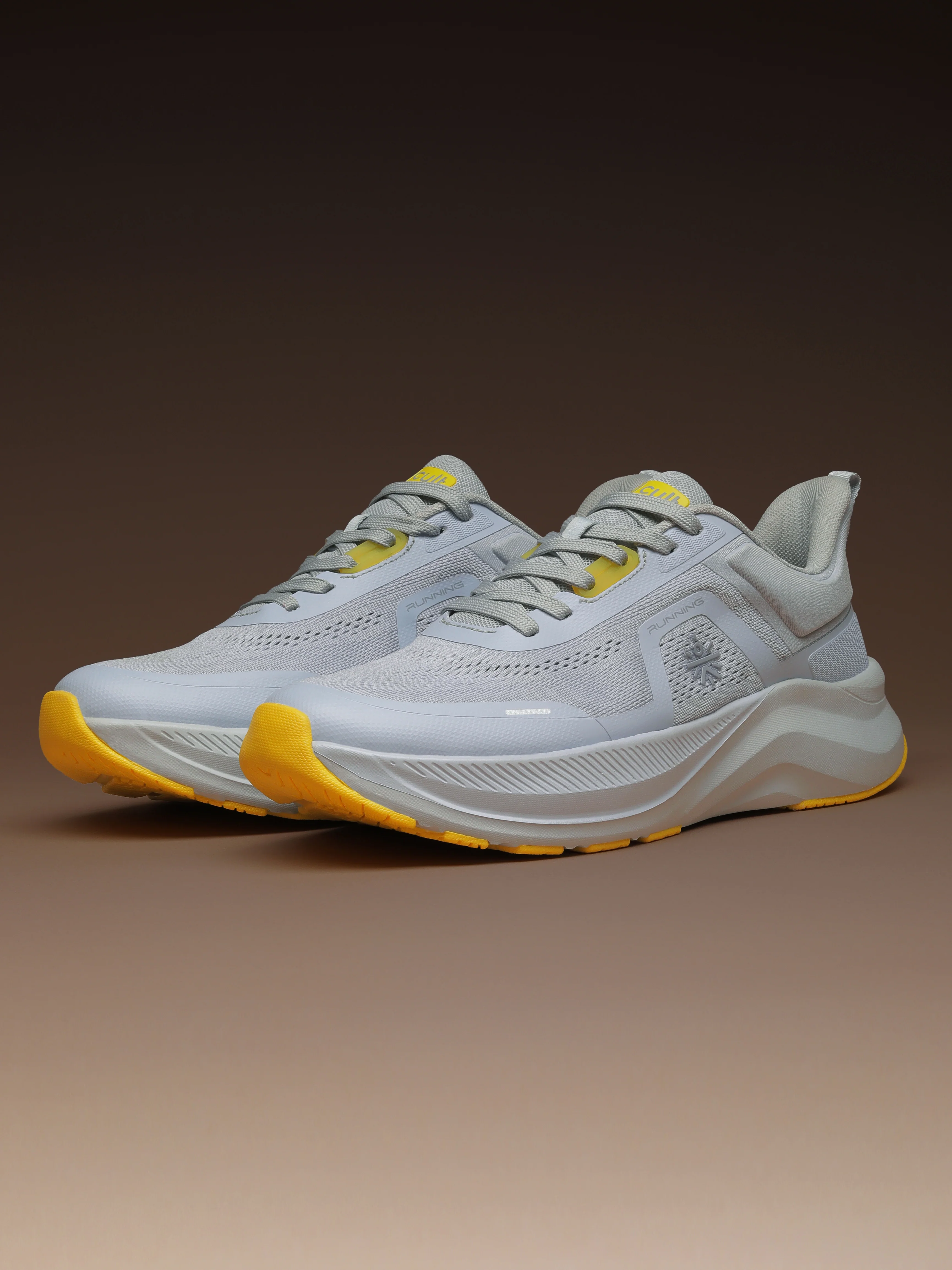 cult Women's ActiveBoost Running Shoes - Grey/Mustard - Image 11