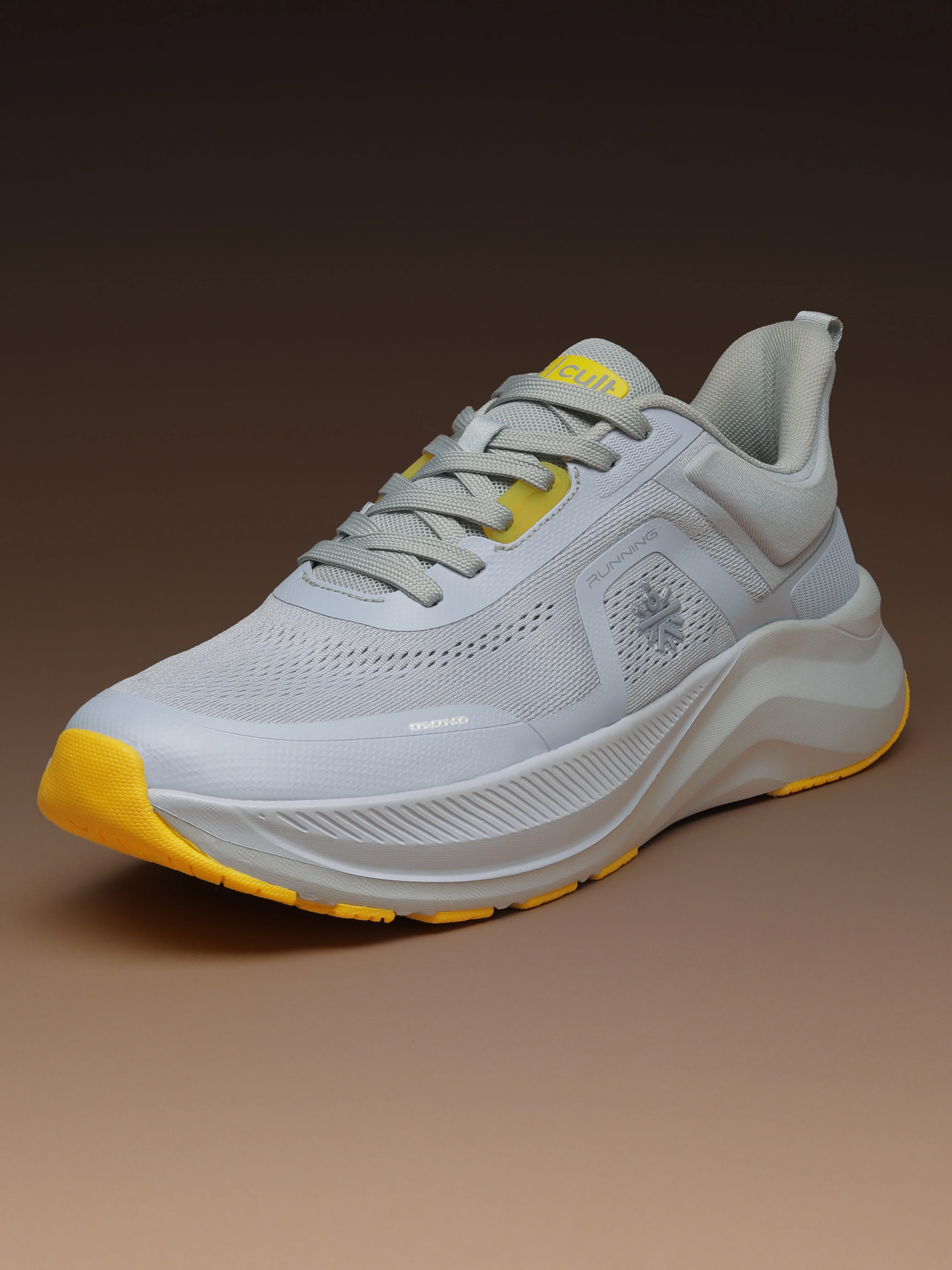 cult Women's ActiveBoost Running Shoes - Grey/Mustard - Image 3
