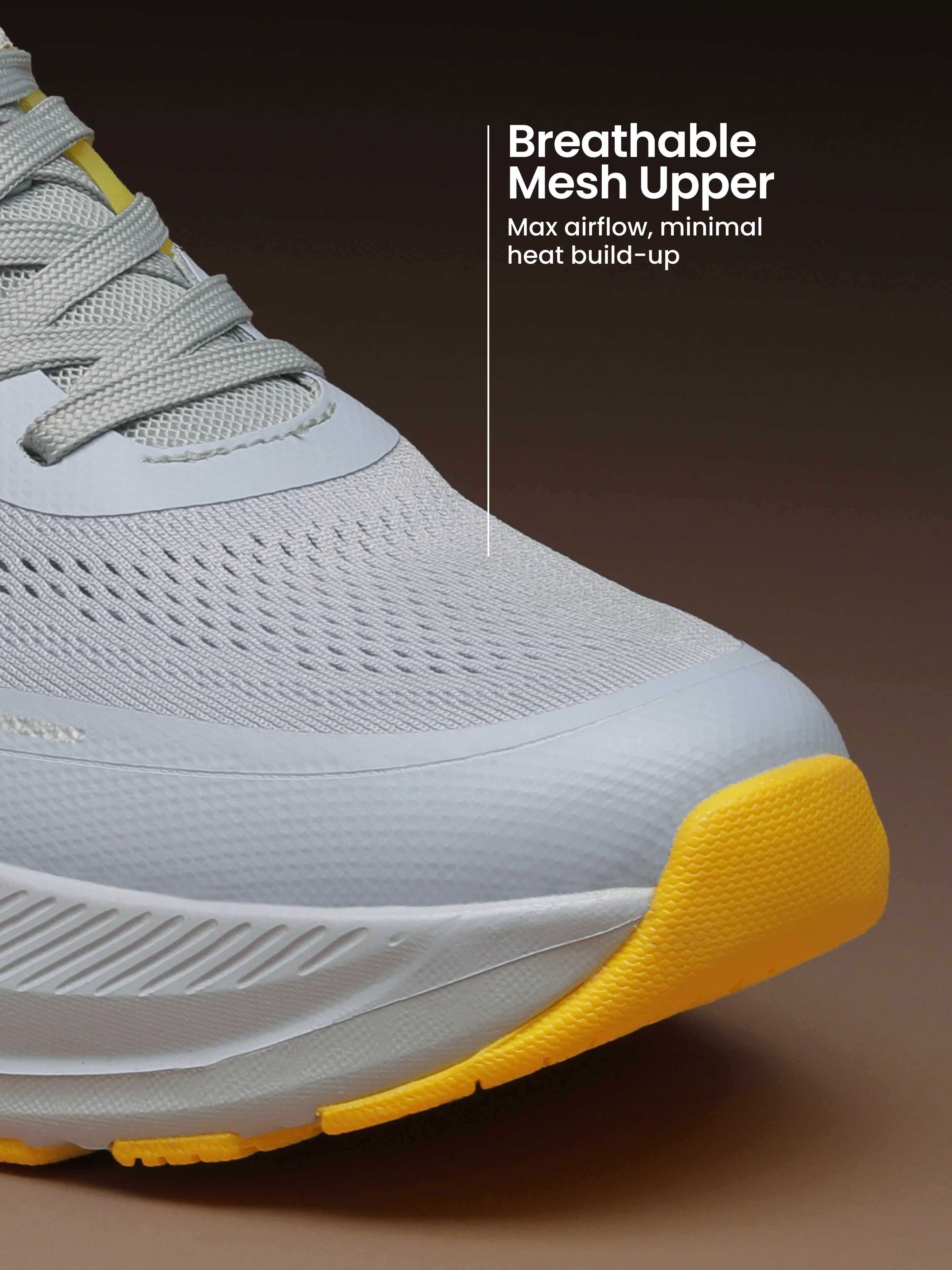 cult Women's ActiveBoost Running Shoes - Grey/Mustard - Image 4