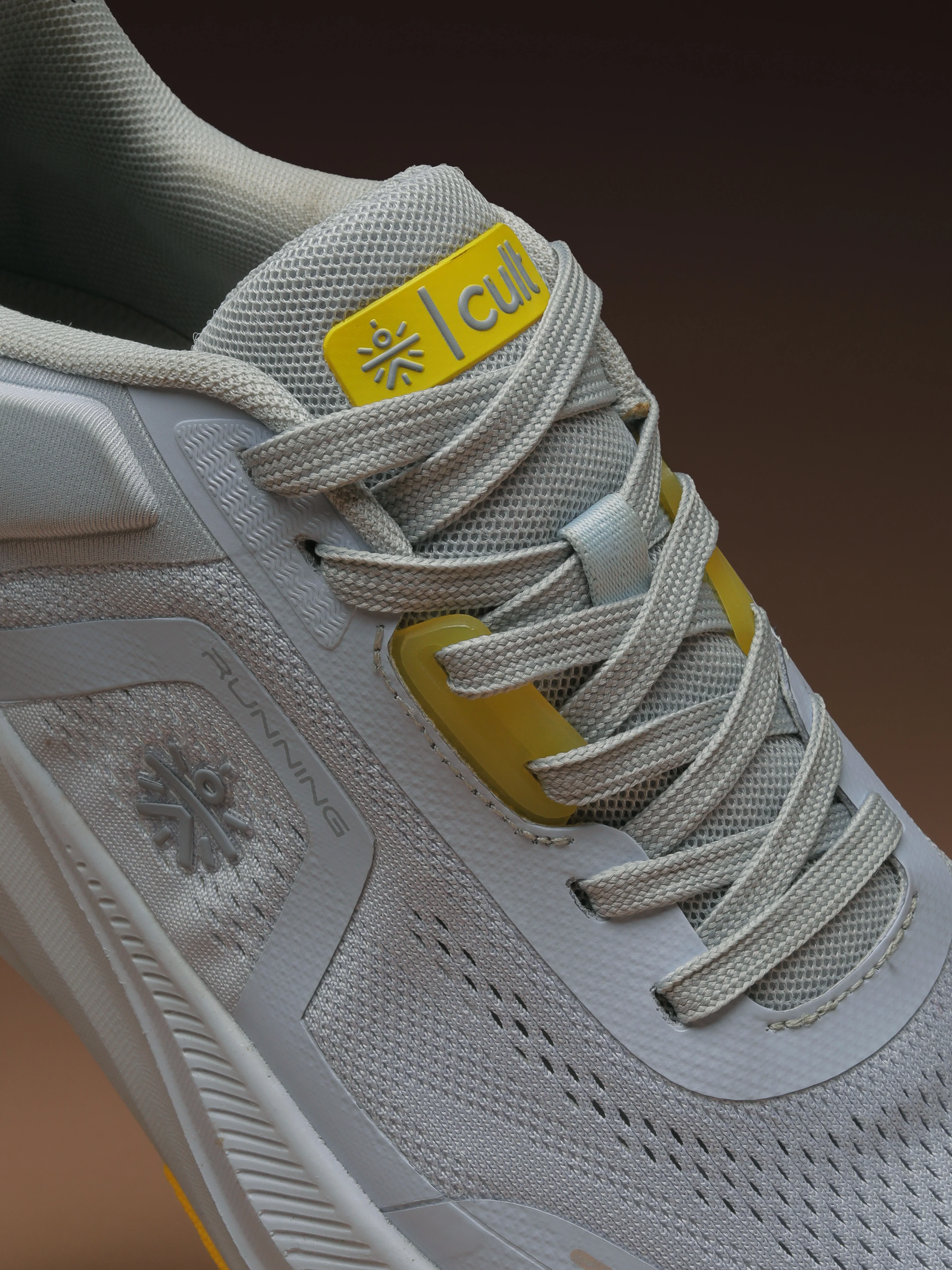 cult Women's ActiveBoost Running Shoes - Grey/Mustard - Image 6