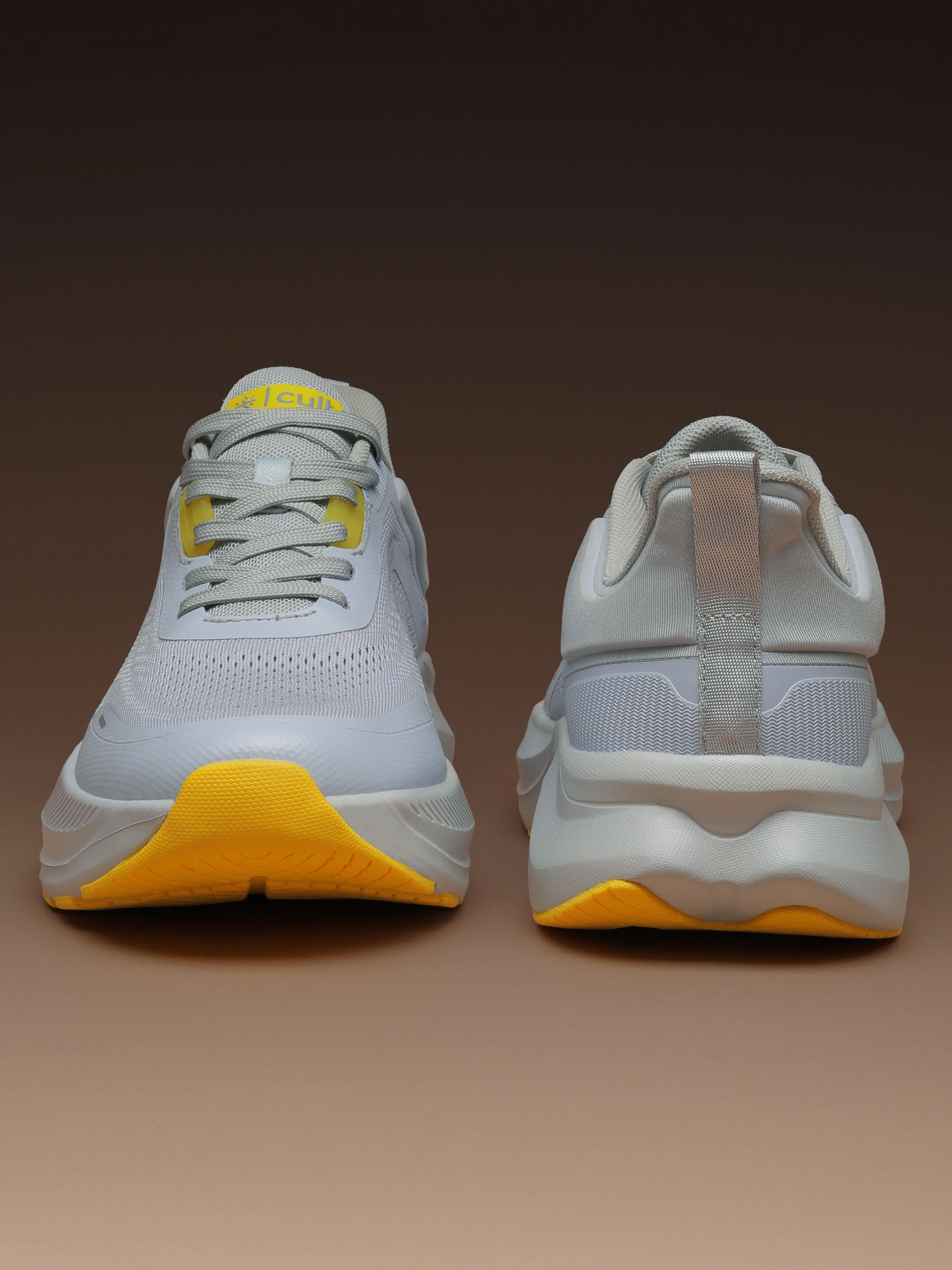 cult Women's ActiveBoost Running Shoes - Grey/Mustard - Image 8